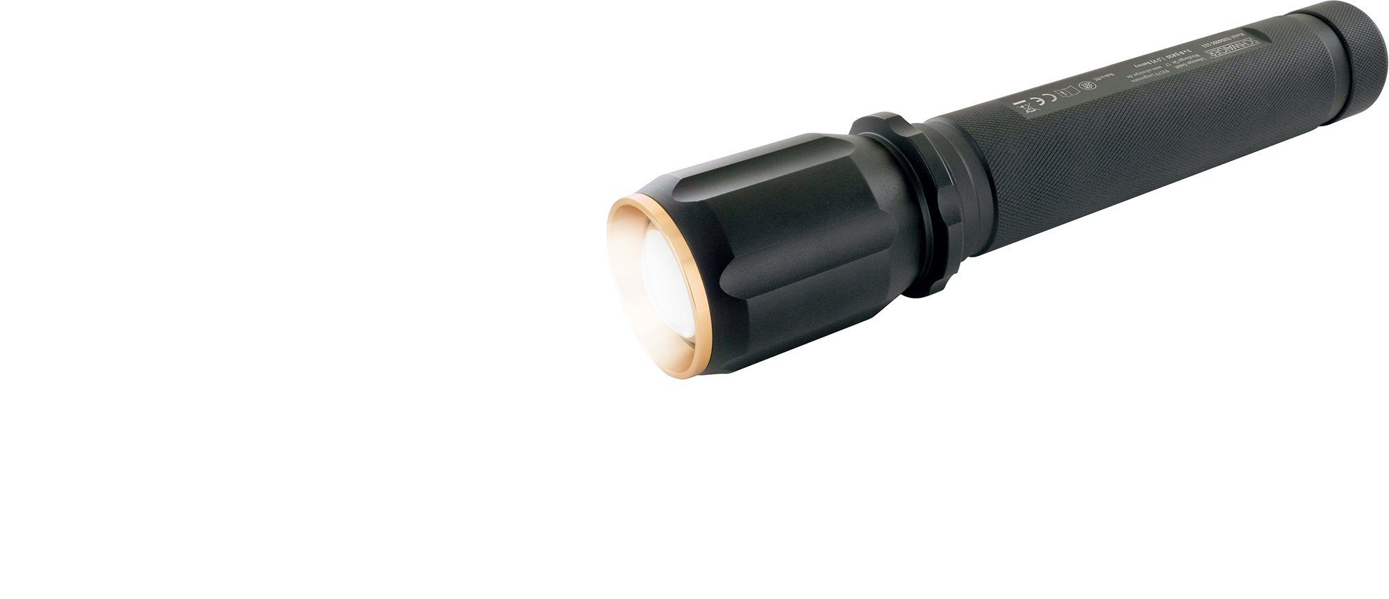 533 spritzwassergeschützt), LED einstellbar Taschenlampe Lichtkegel (Zoomfunktion, 1-St., TLED600S schlagfest, Schwaiger