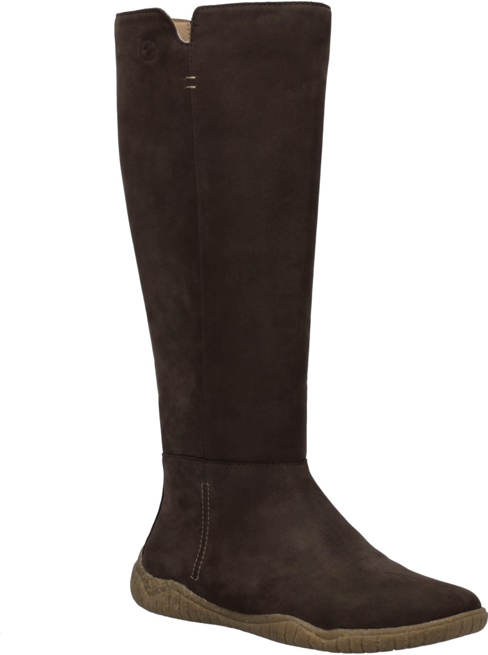 Josef Seibel Wynona 14 Barfußschuh Langschaftstiefel mit Ziernähten, Komfortweite G (weit)