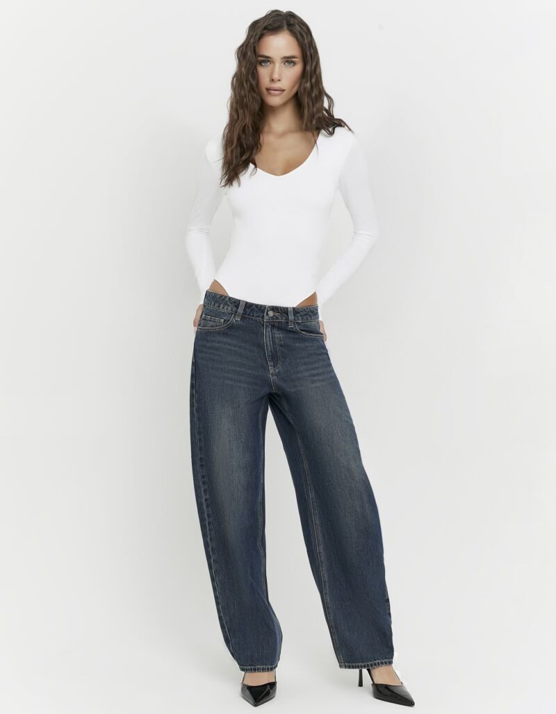 Tally Weijl High-waist-Jeans SPADEJOELLE Baumwollmischung, barrel fit