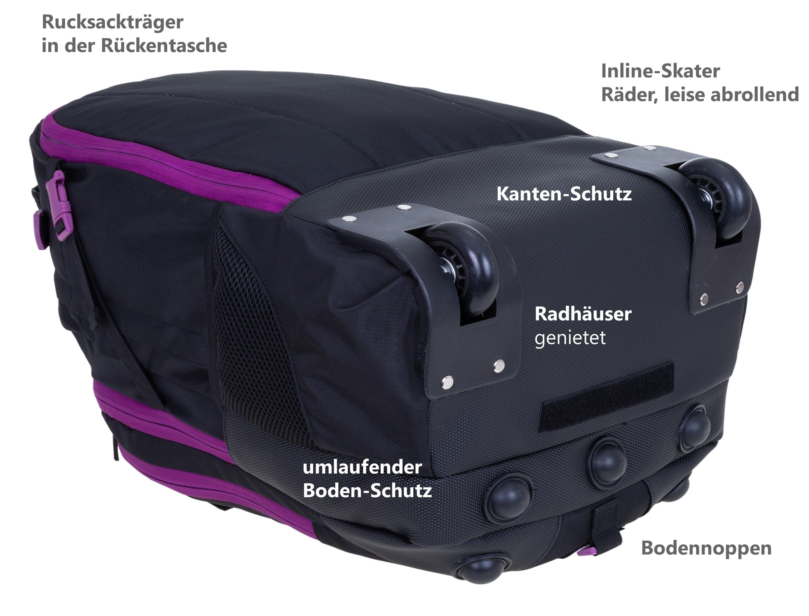 ELEPHANT Schulrucksack Schultrolley Trolley Hero Signature Schulrucksack (3 Teile Set), Rucksacktrolley Schule Rucksack Trolly, Sporttasche, Mäppchen Box +tsm – Bild 5 von 5