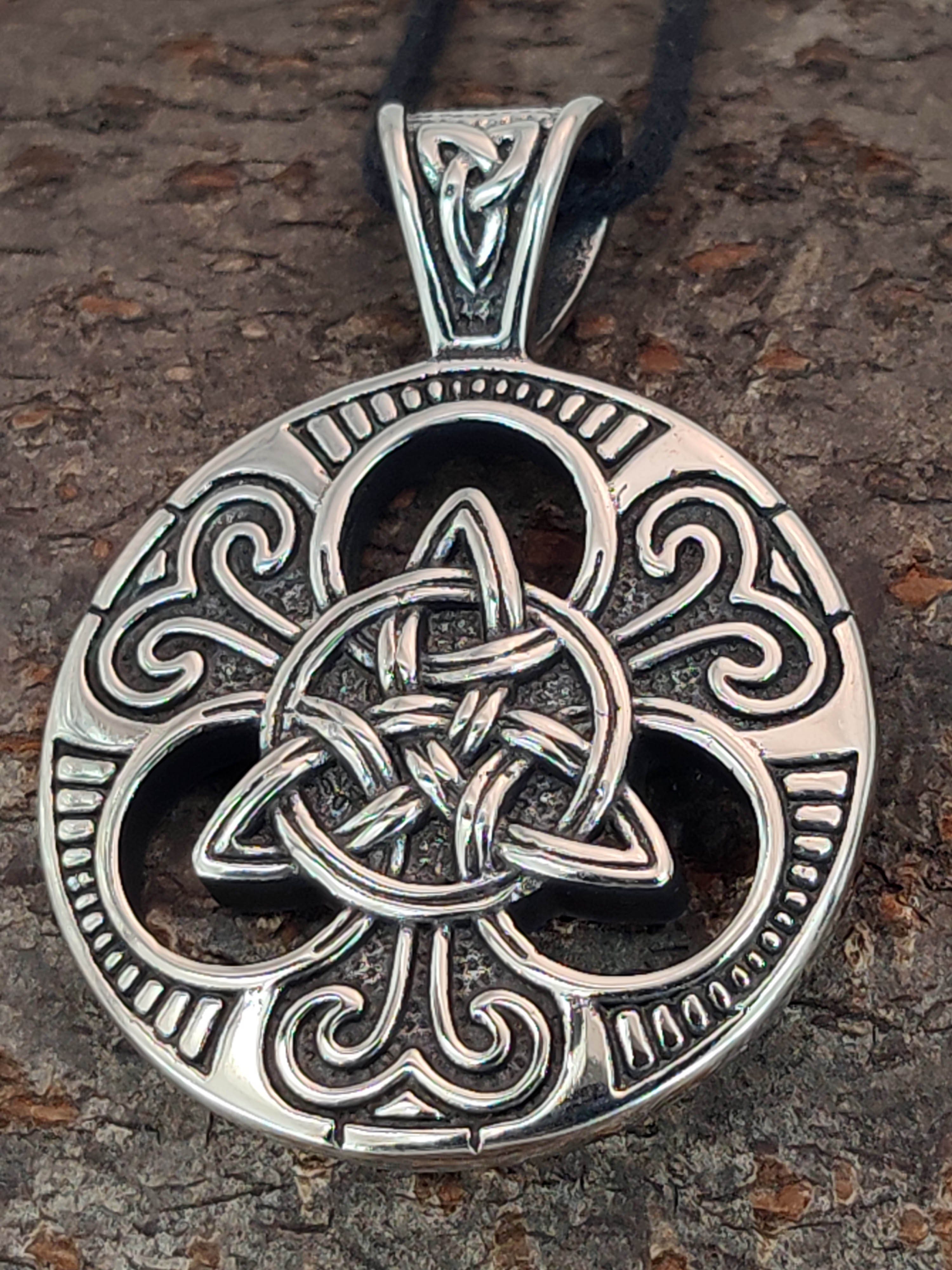 Kiss of Leather Kettenanhänger Keltischer Knoten Celtic Wikinger Viking Kel günstig online kaufen