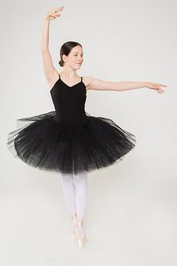 tanzmuster Tüllkleid Kinder Ballett Übungs-Tutu Alda aus 8 Lagen festem Tüll zum Reinschlüpfen fürs Kinder Ballett