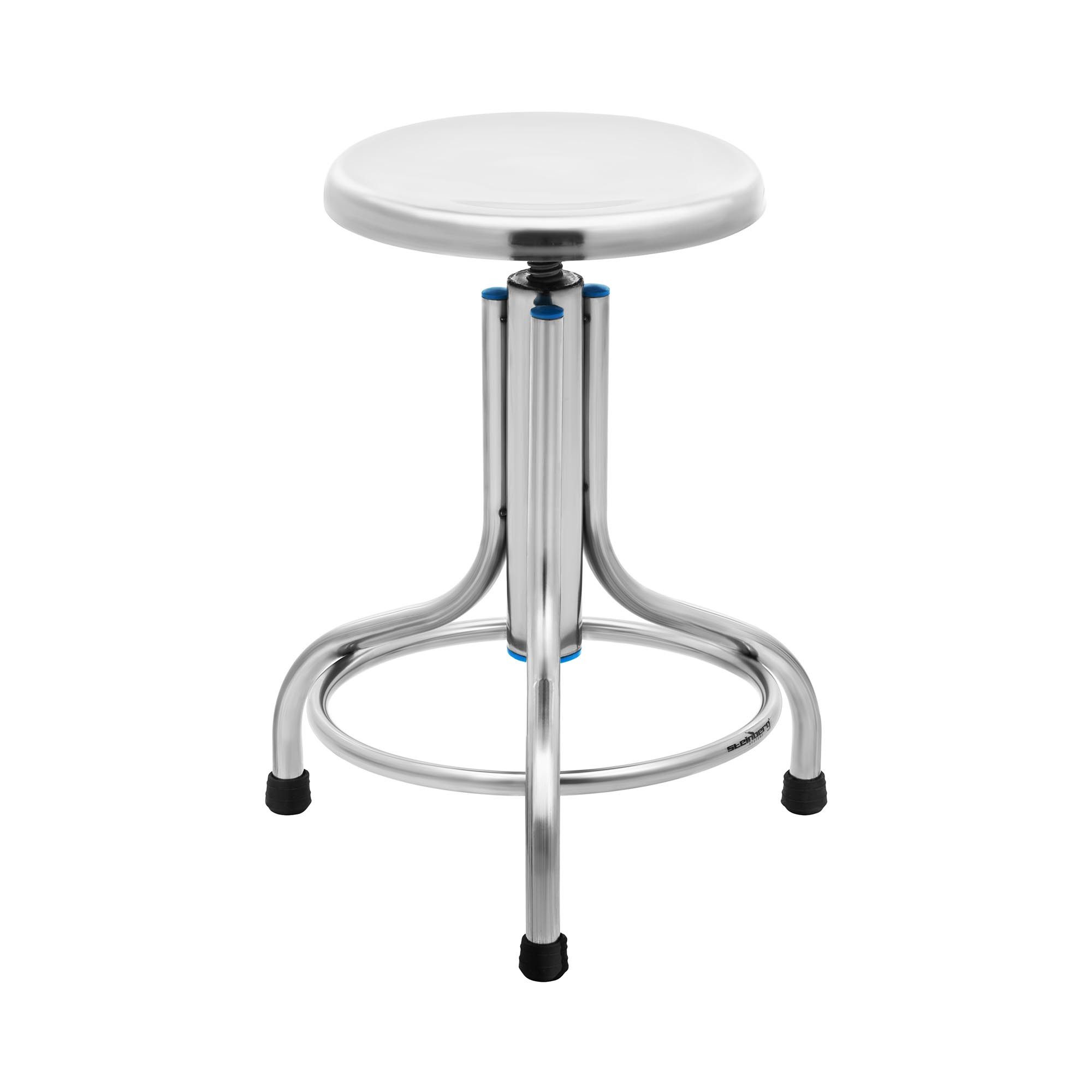 Steinberg Systems Arbeitshocker Drehhocker Praxishocker Laborhocker höhenverstellbar Edelstahl 45 - 60