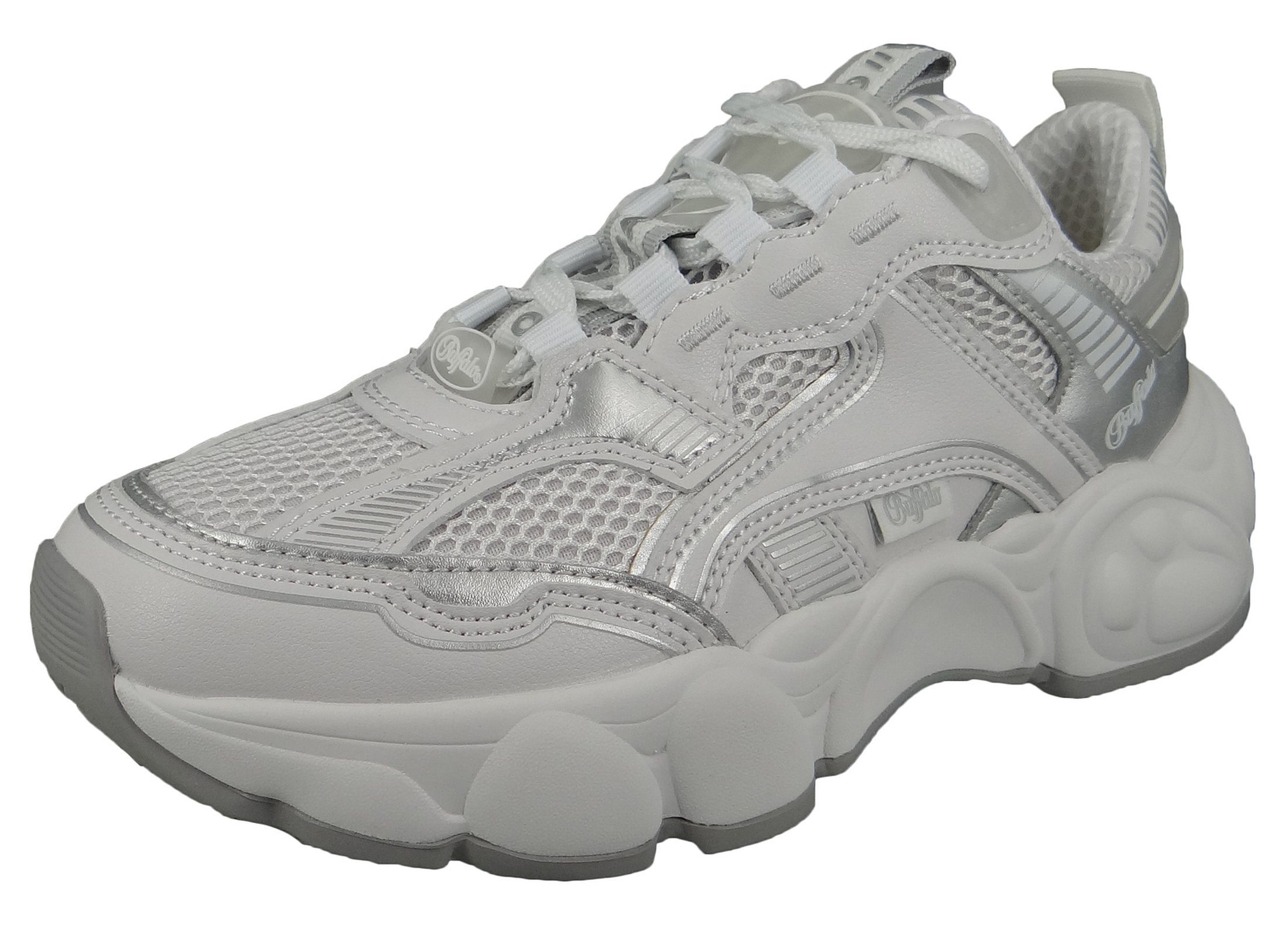 Buffalo 1630649 CLD Run Jog Low Top Vegan White/Silver Sneaker