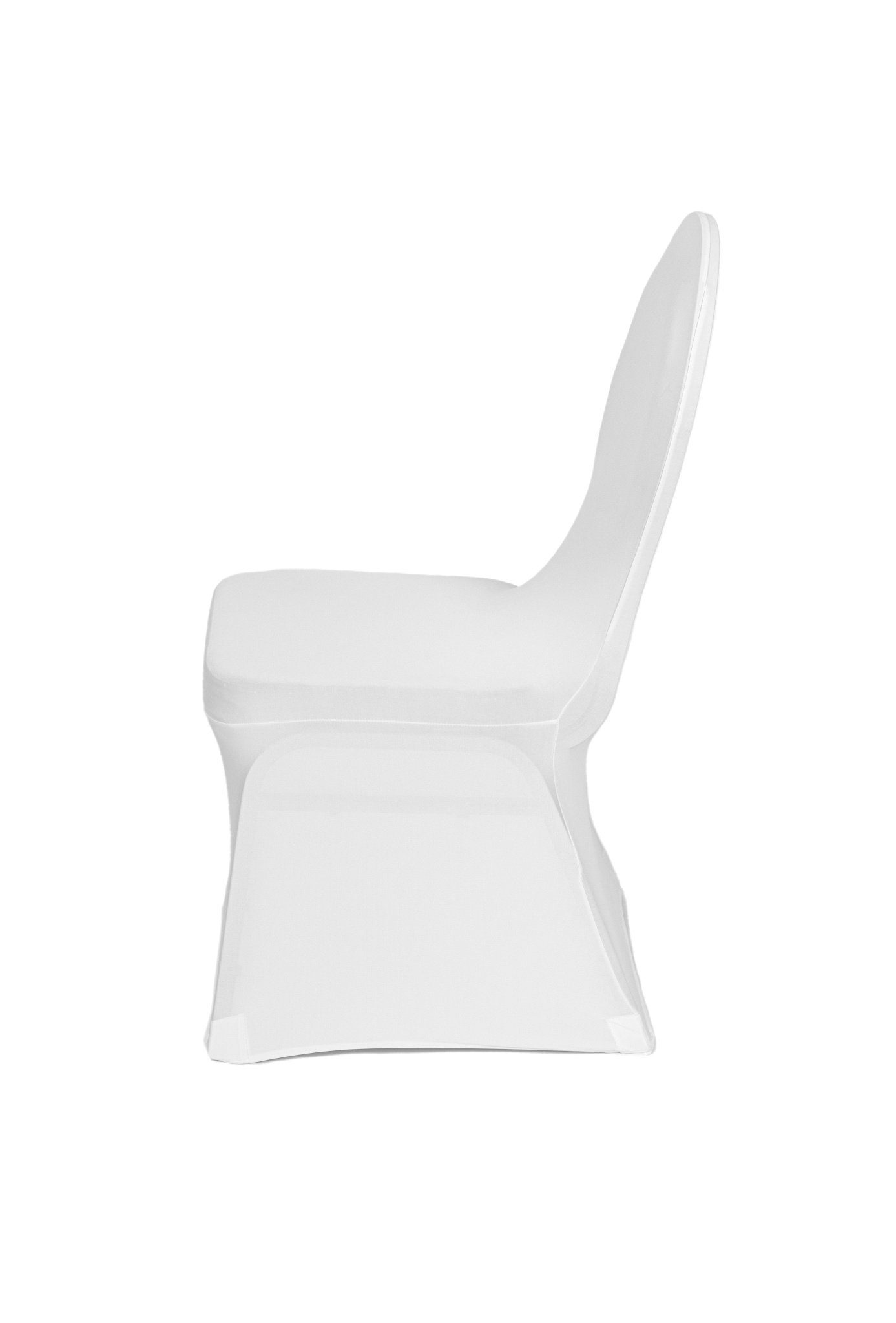 TexDeko Stuhlhusse Universeller Stretch Stuhlbezug für Bankettstühle mit oder ohne Rock, Gastronomie-Qualität, langlebig & strapazierfähig (10% Elastan)