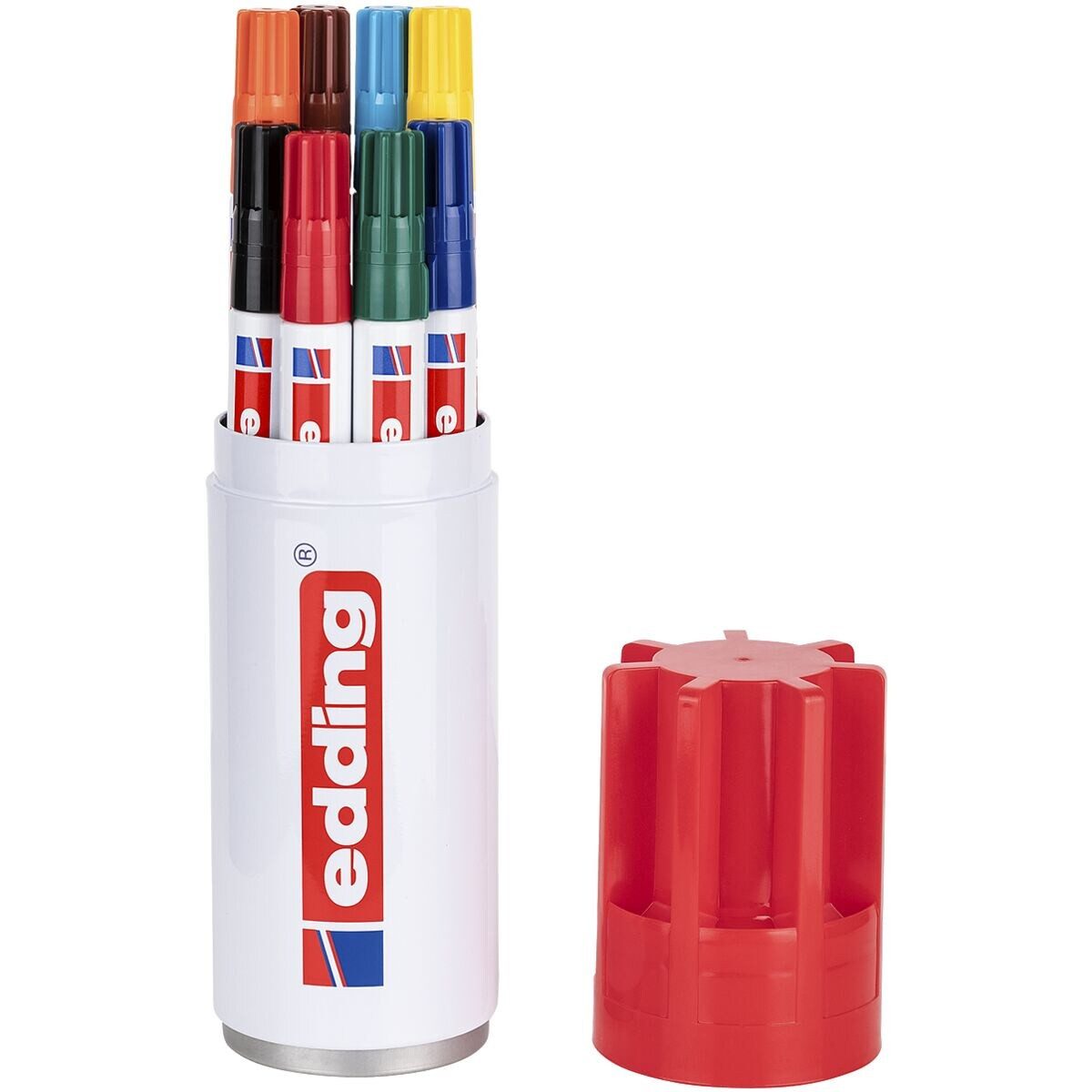 edding Permanentmarker 3000, (8-tlg), wisch- und wasserfest