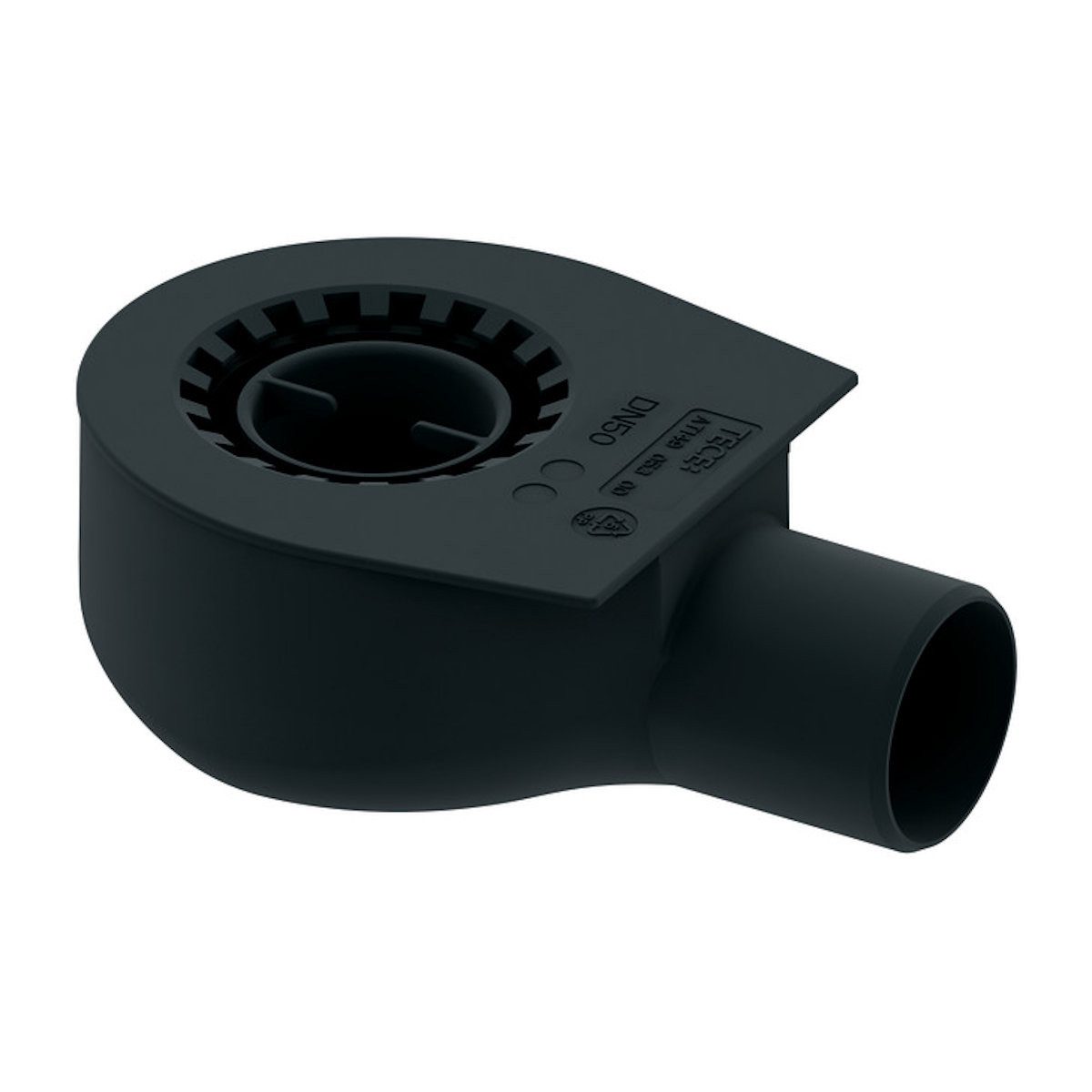 TECE Duschablauf drainline Ablauf flach für Duschrinne, DN 50, Ablauf seitl., 0,7 l/s