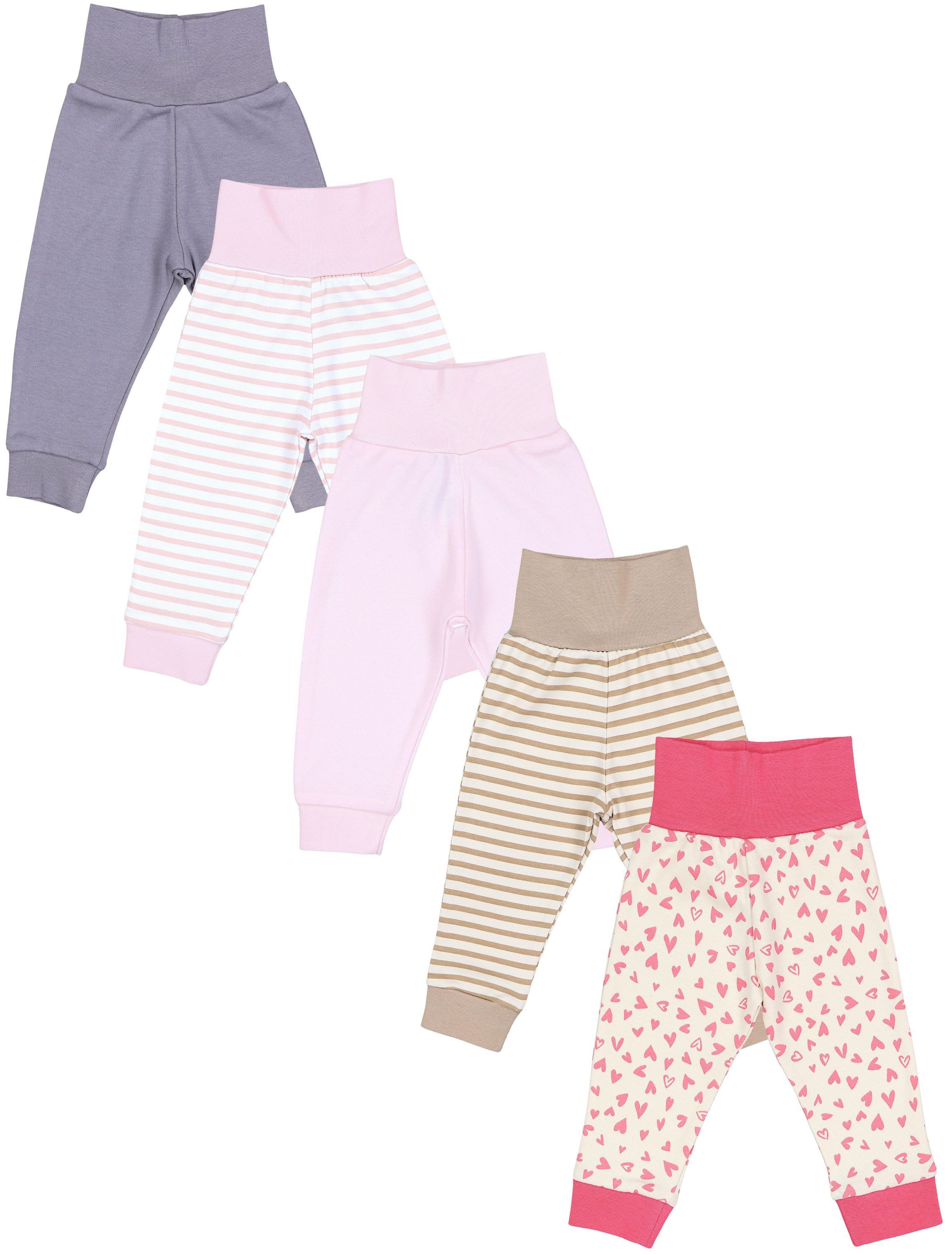 TupTam Pumphose TupTam Baby Mädchen Lange Pumphose 5er Pack