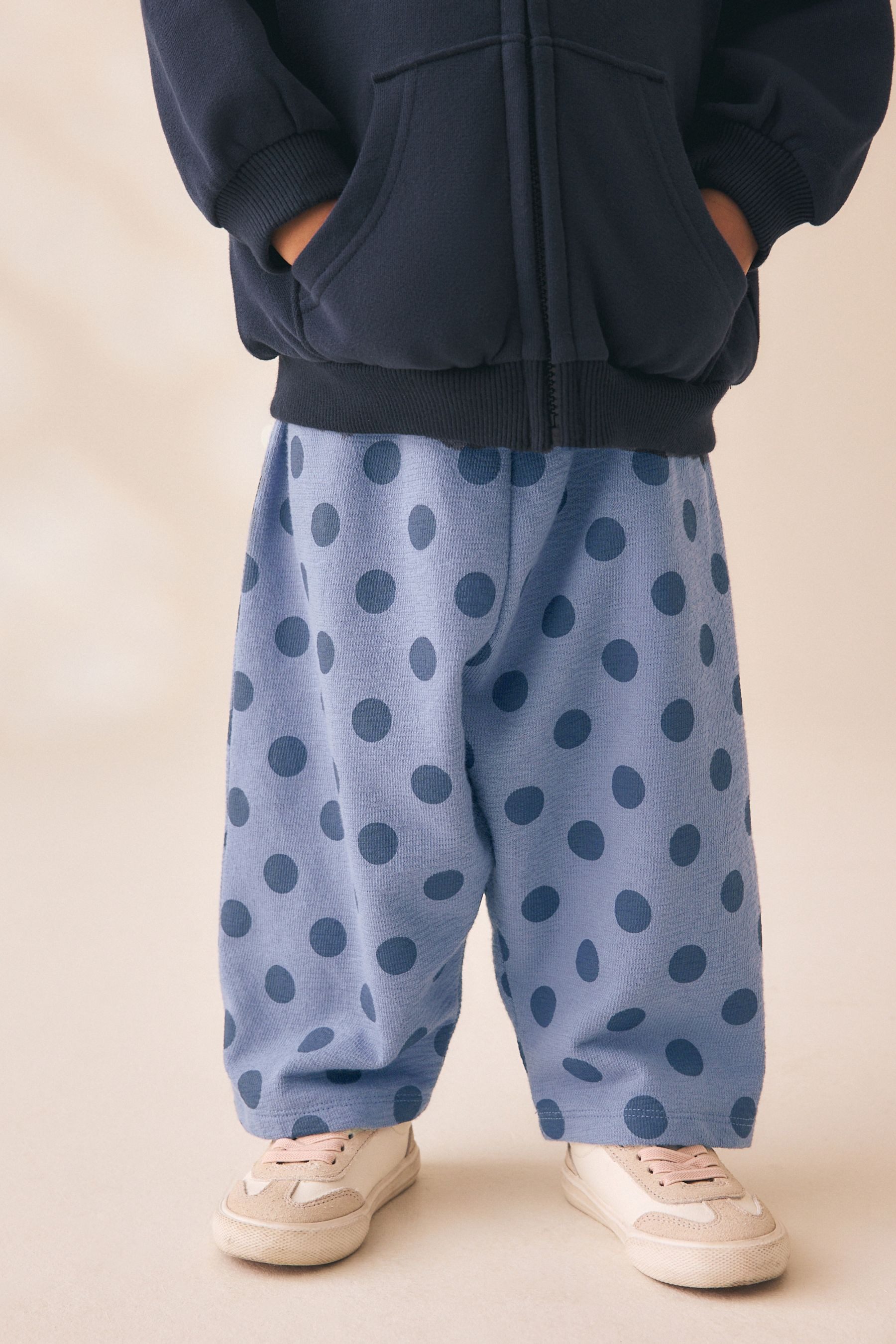 Next Dehnbund-Hose Geblümte Hose mit Barrel-Leg (1-tlg) – Bild 5 von 5