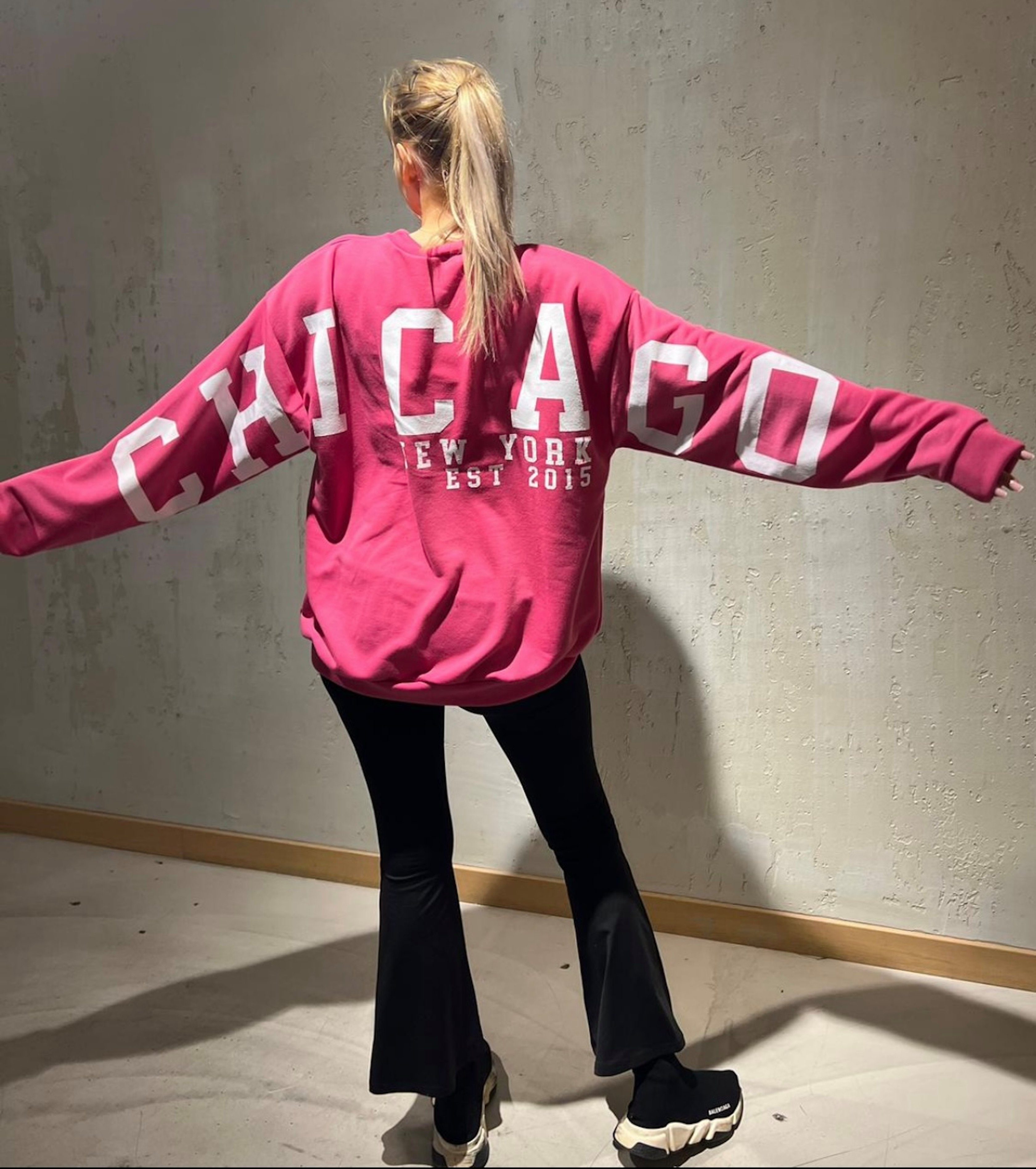 Worldclassca Longsweatshirt Worldclassca Oversized Sweatshirt CHICAGO Langa günstig online kaufen