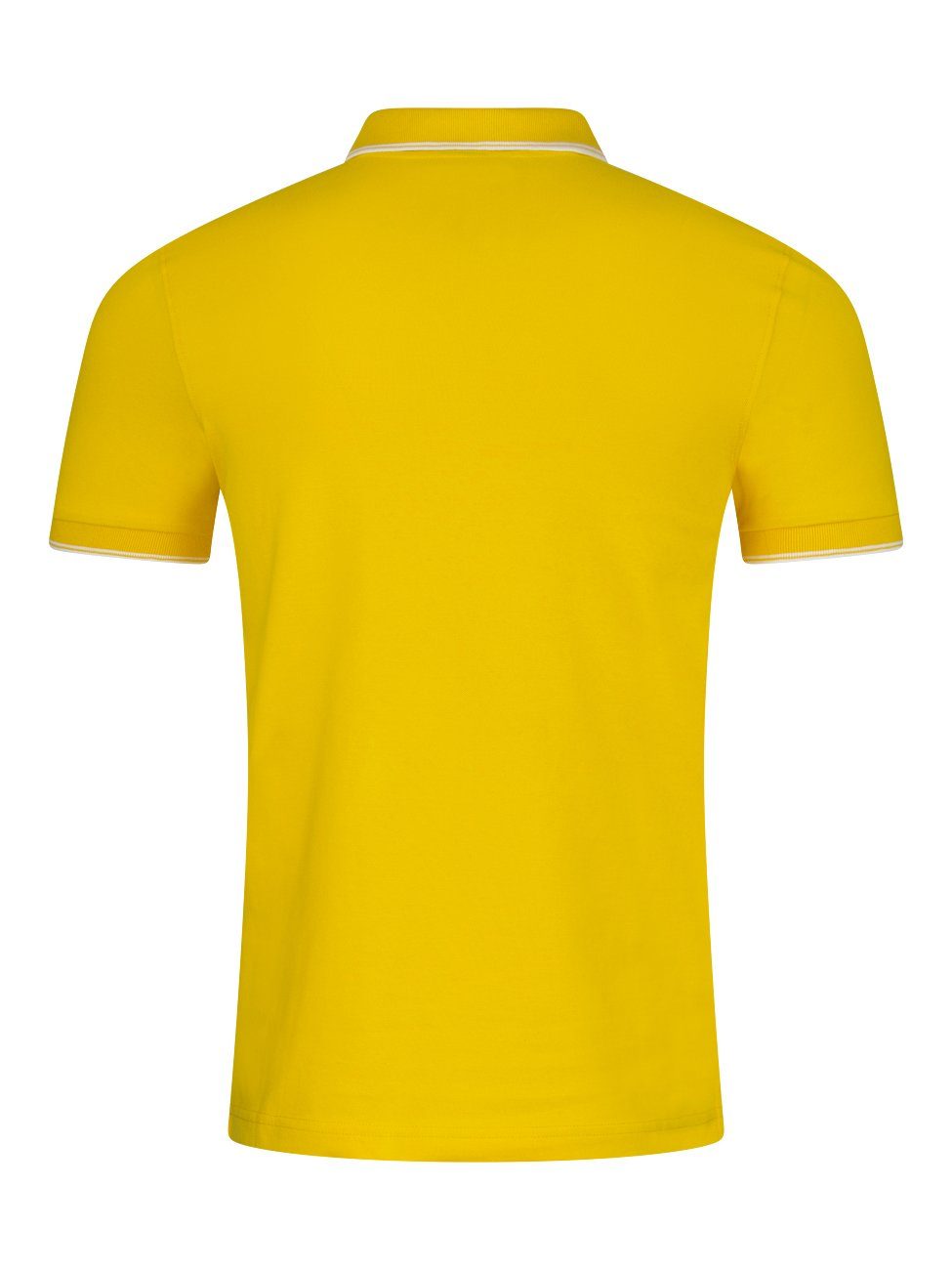 Medium (1-tlg) Stretch Agnello 724 Yellow Joop! Poloshirt mit