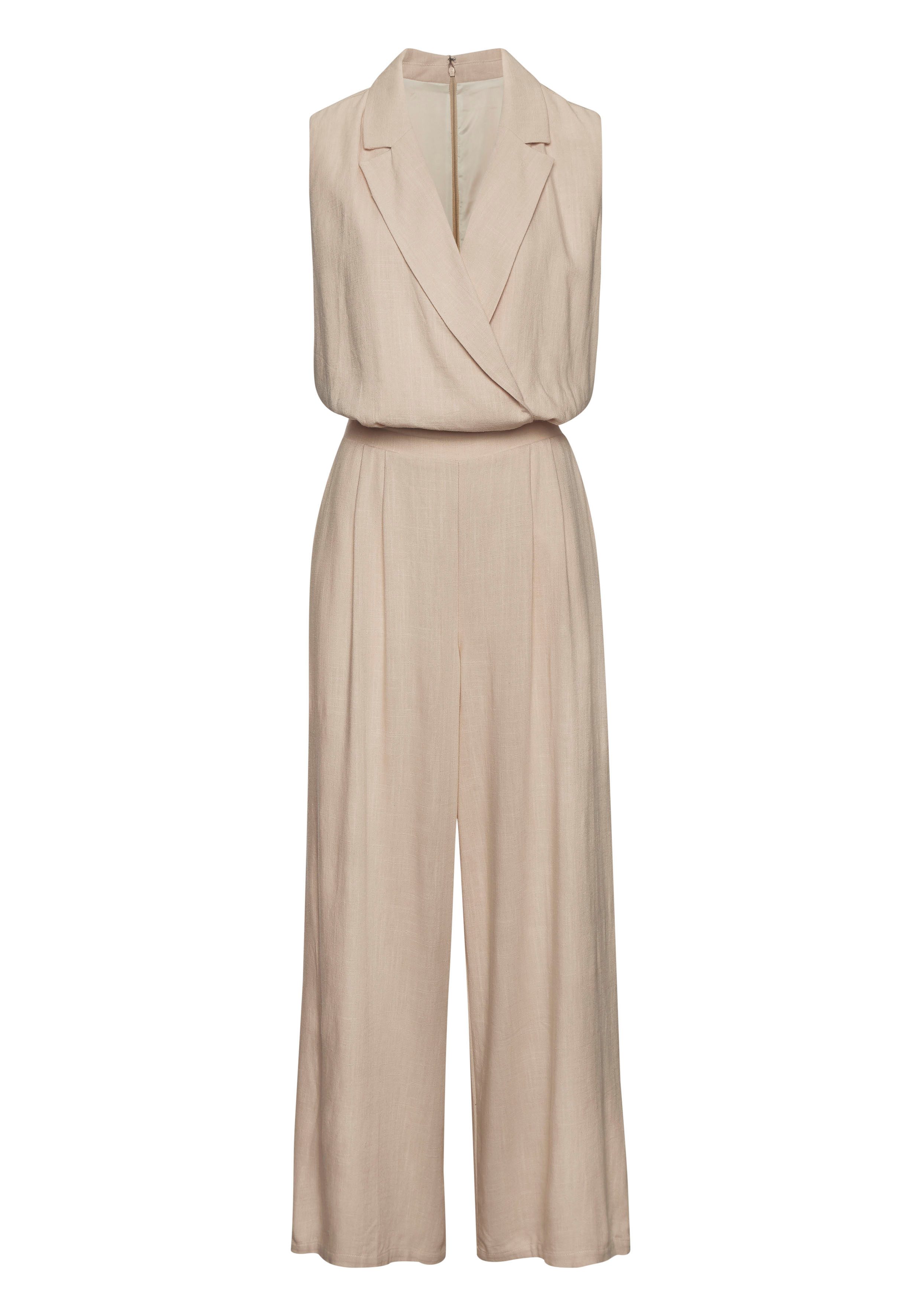 LASCANA Overall mit weitem Bein, Webware günstig online kaufen