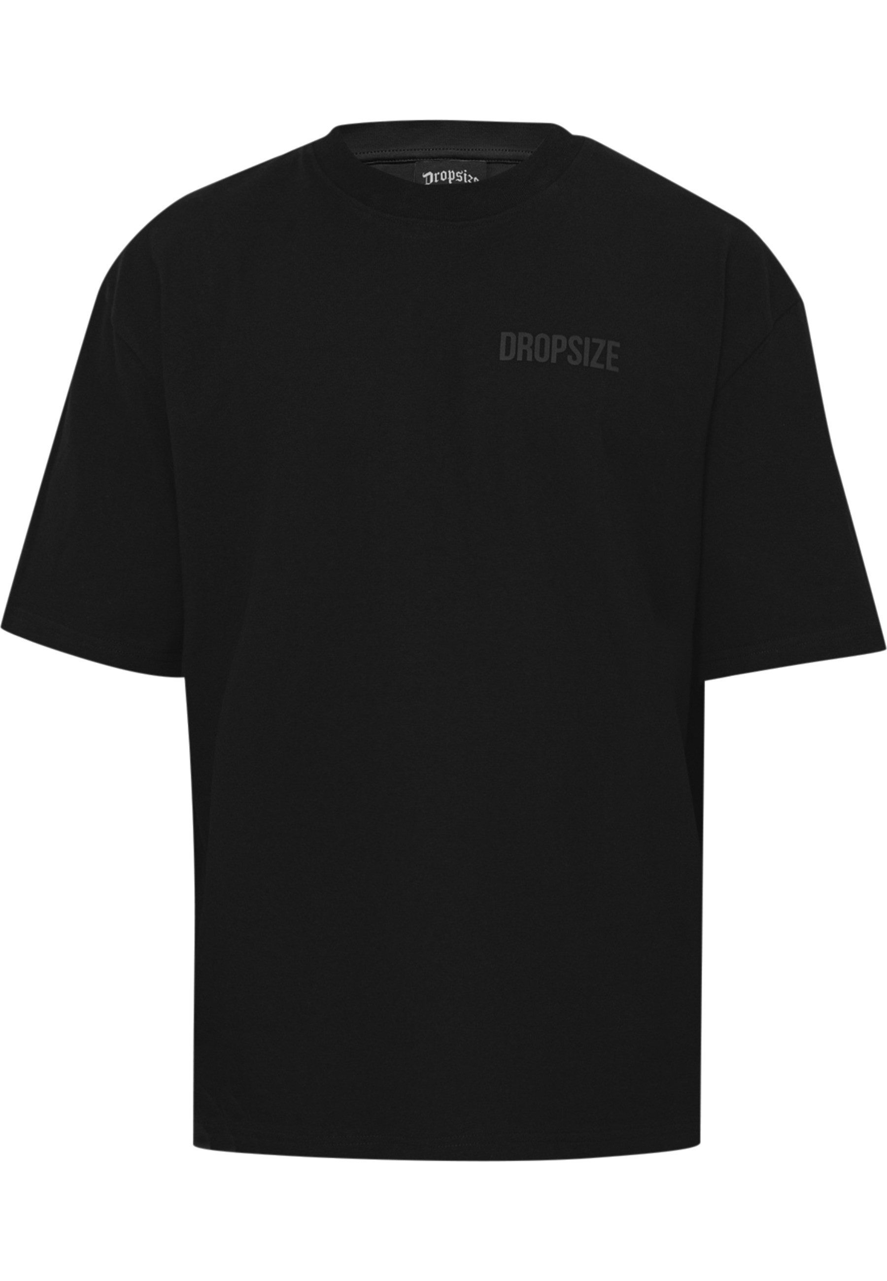 Dropsize T-Shirt Dropsize Herren Heavy Overisze HD Print T-Shirt (1-tlg)