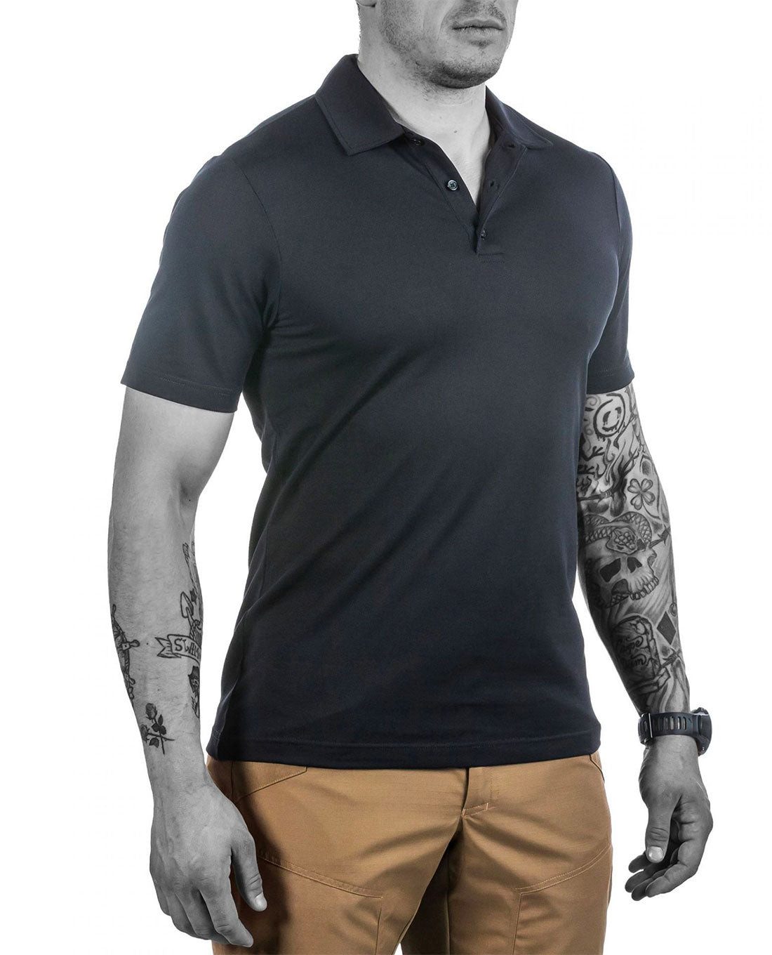 UF PRO Poloshirt Polo Shirt Urban Black