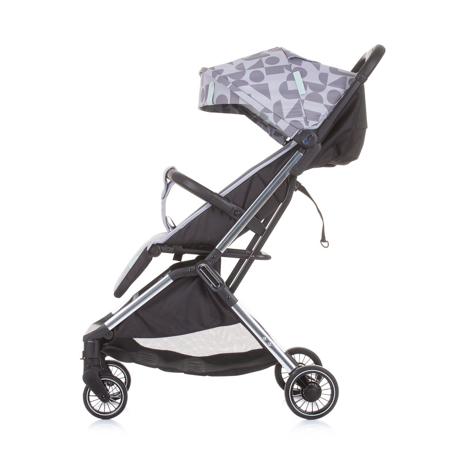 gefederte grau Buggy Go, Korb Räder Chipolino Kinder-Buggy faltbar Easy Lenkerbremse Kinderwagen