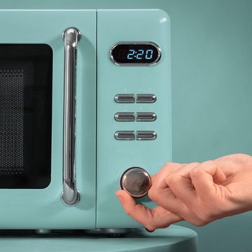 Cecotec Mikrowelle Mit 8 automatischen Kochprogrammen,60 Minuten, LED-Anzeige, Mikrowelle, 20,00 l, Flexible Praktische mit vielseitigen Funktionen für leckere Mahlzeiten