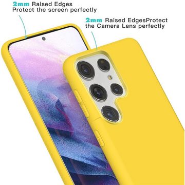 CoolGadget Handyhülle Silikon Colour Series Slim Case für Samsung Galaxy S22 Ultra 6,8 Zoll, Hülle weich Handy Cover für Samsung S22 Ultra Schutzhülle