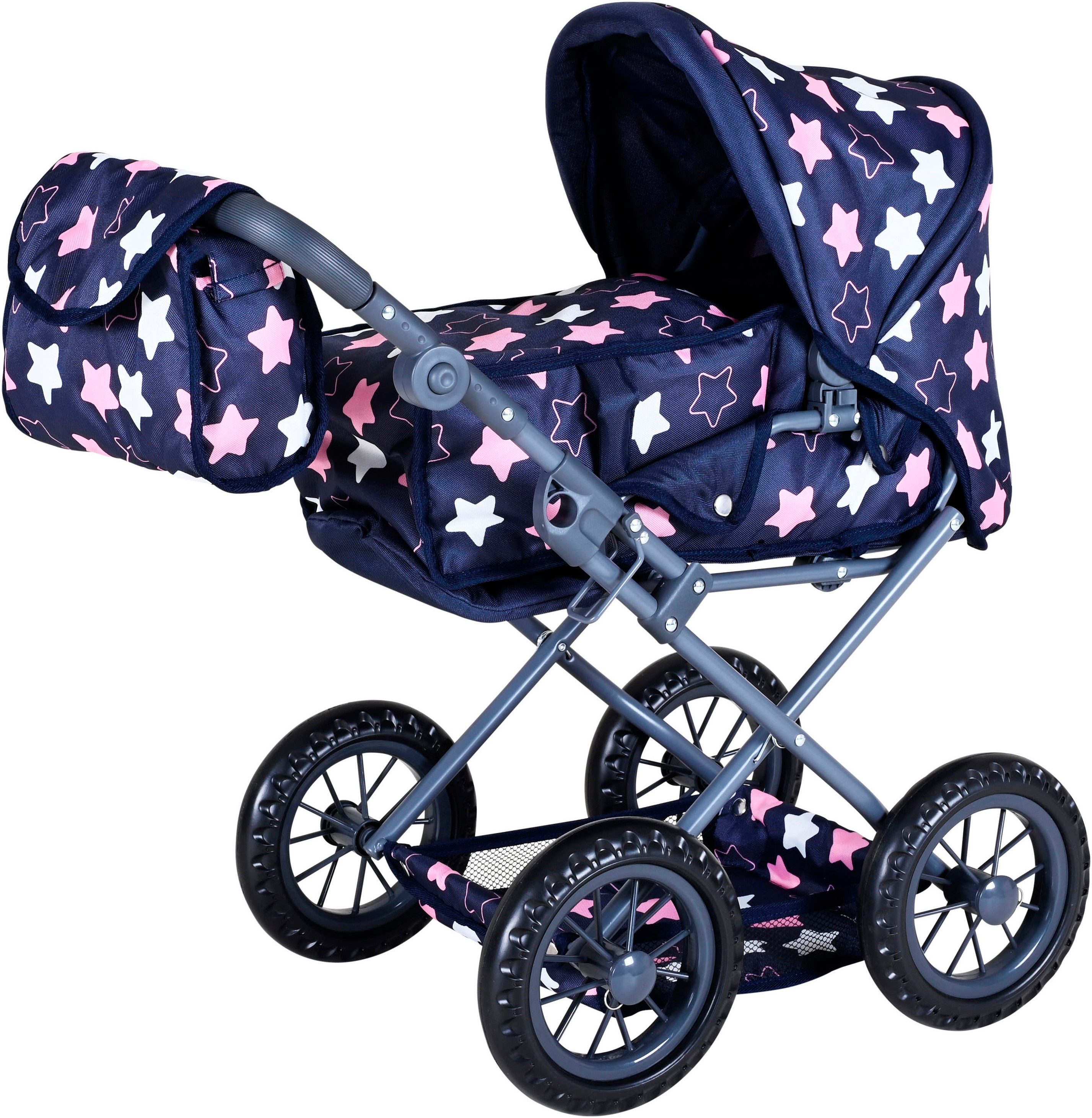 Knorrtoys® Kombi-Puppenwagen Ruby, mit Wickeltasche günstig online kaufen