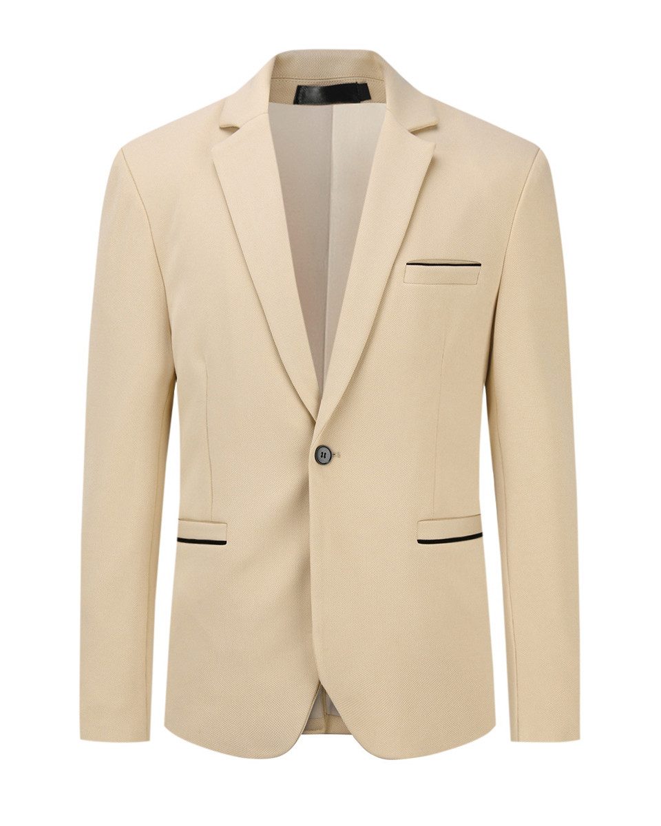 Allthemen Sakko Herren sportliches Casualsakko aus Stretsch Stoff günstig online kaufen