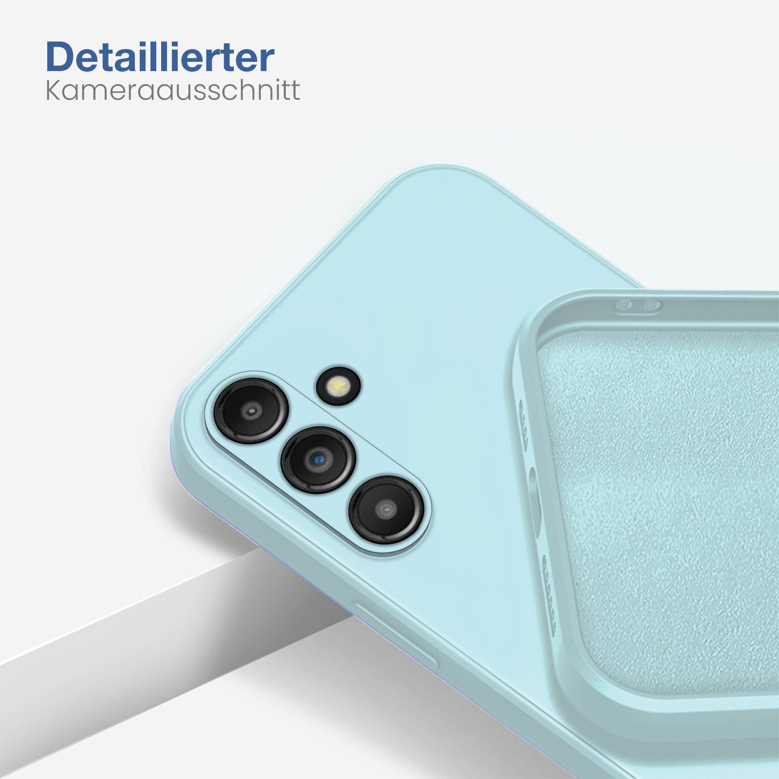 Tec-Expert Handyhülle SoftGrip Cover Hülle für Samsung Galaxy S23, Handy Case Bumper integrierter Kameraschutz flexibel