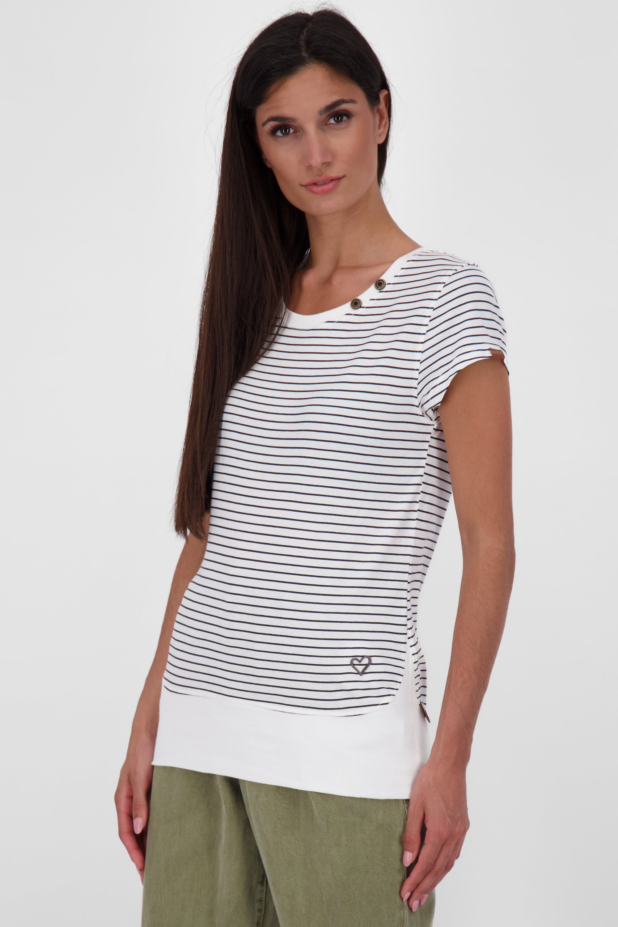 Exklusiver Verkauf in begrenzter Stückzahl CocoAK Shirt Z T-Shirt Alife T-Shirt Kickin & white Damen