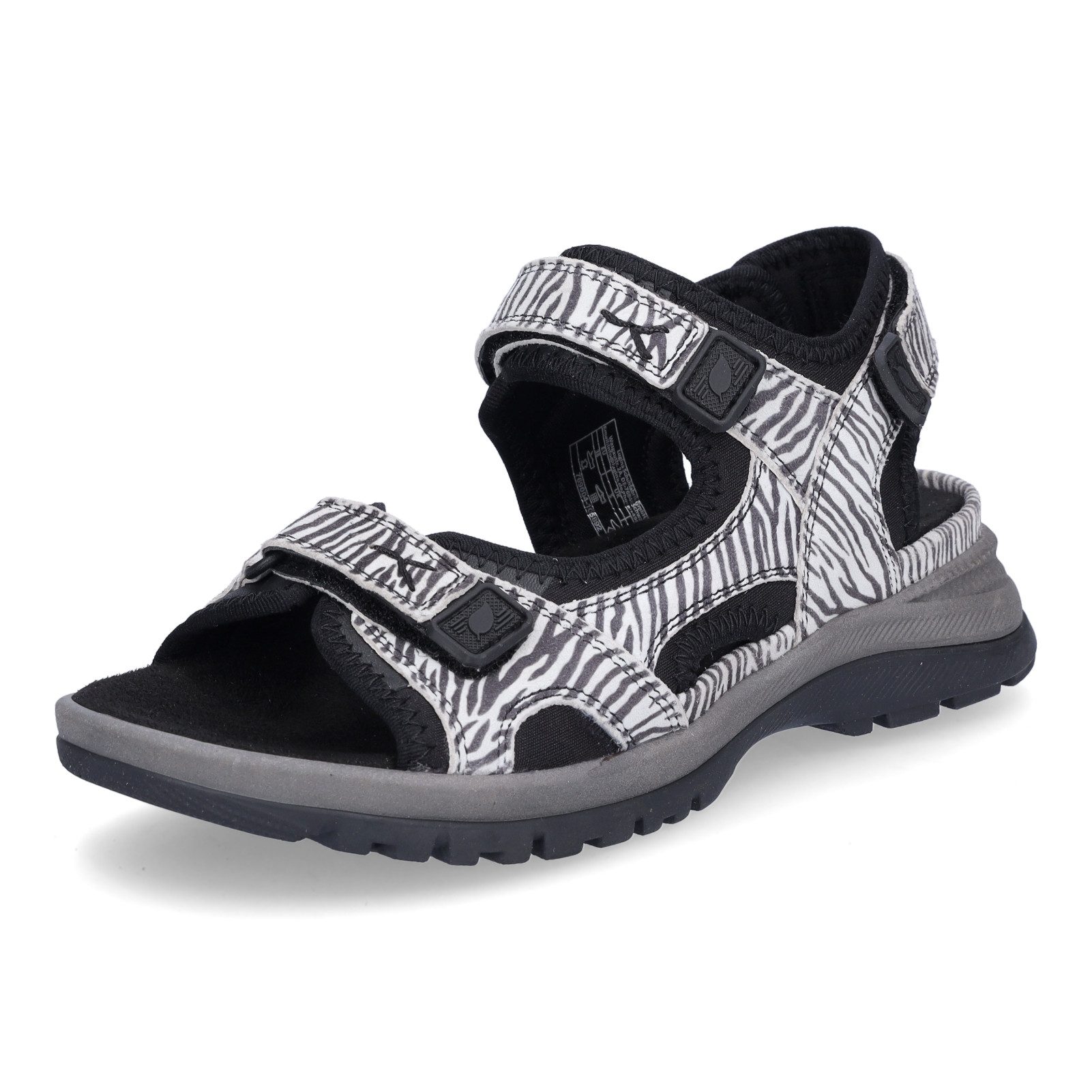 Waldläufer Waldläufer Damen Trekkingsandale H-Sora zebra Sandale