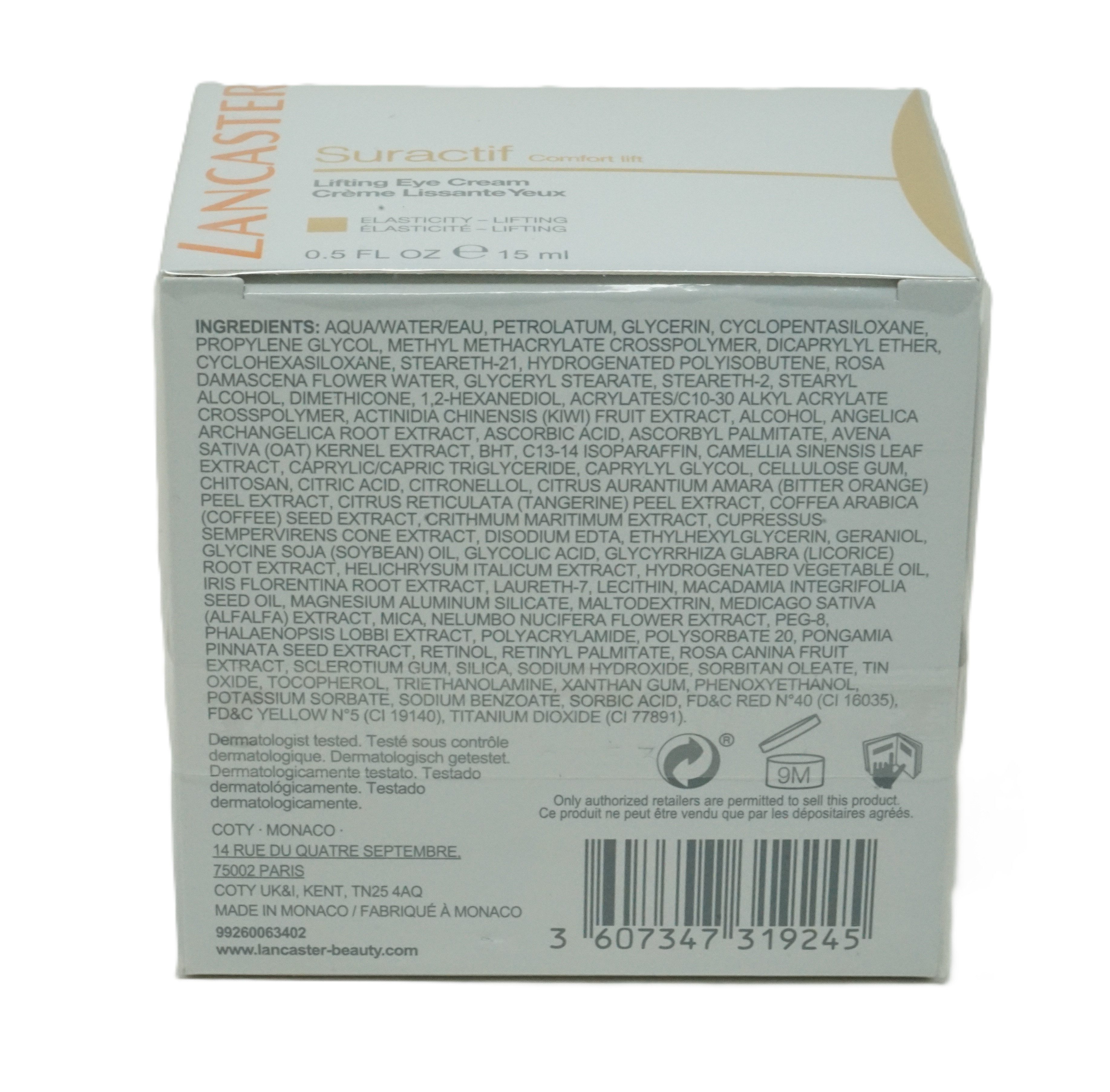 LANCASTER Augencreme Lancaster Suractif Comfort lift Lifting Eye Cream 15 ml