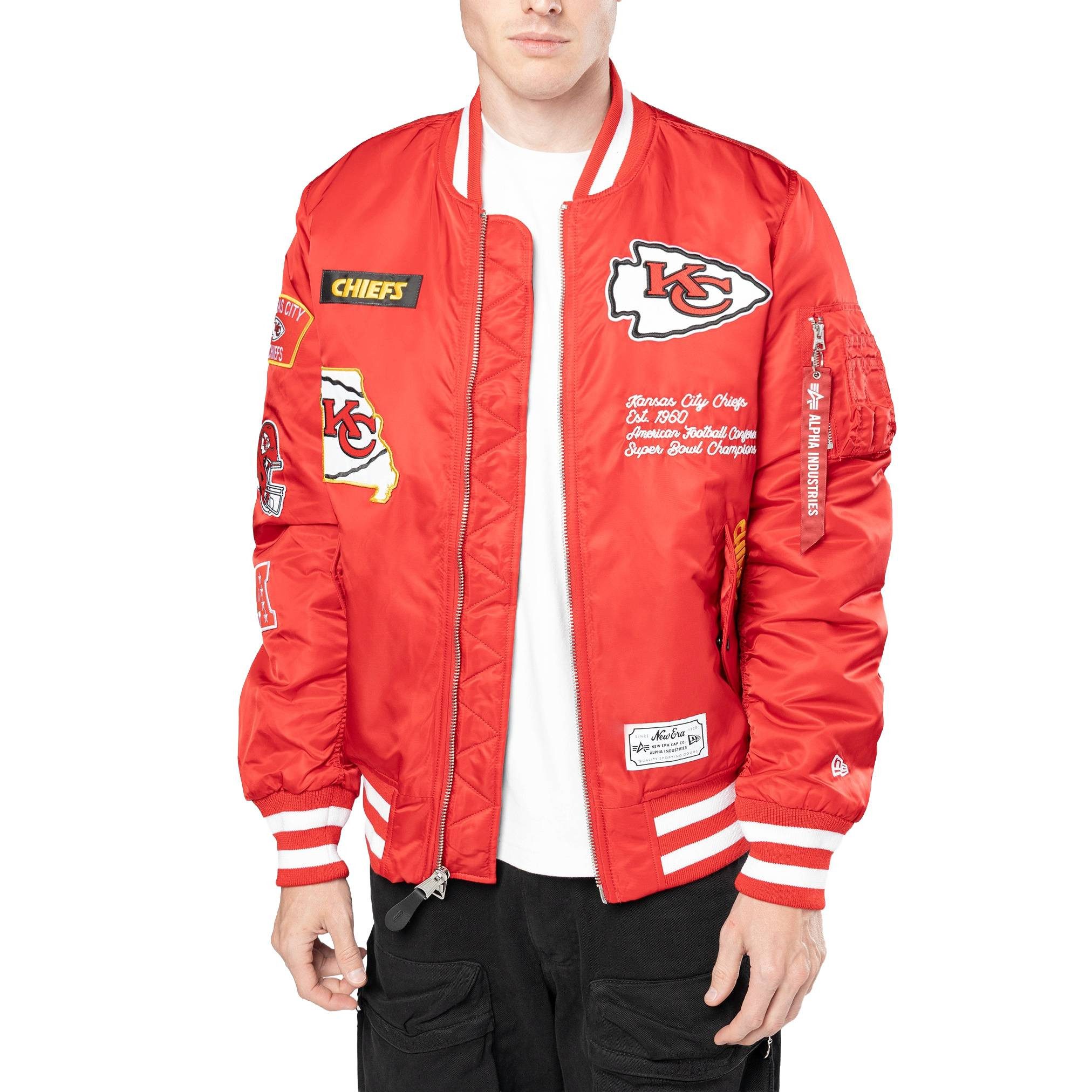 New Era Bomberjacke Jacke New Era Alpha Kansas City Chiefs