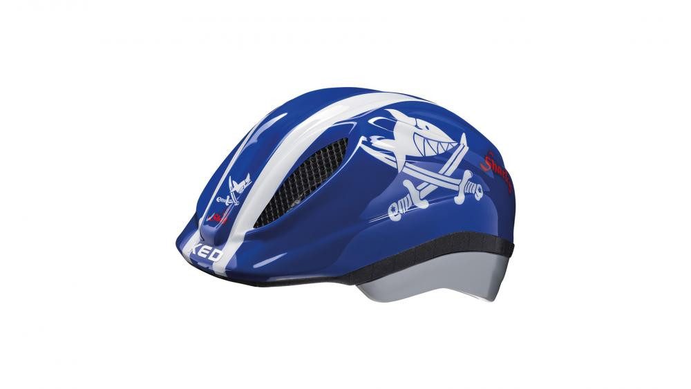 Bike Fashion Fahrradhelm Bike Fashion Kinderhelm Captn Sharky Blau Gr. S 46-51 cm