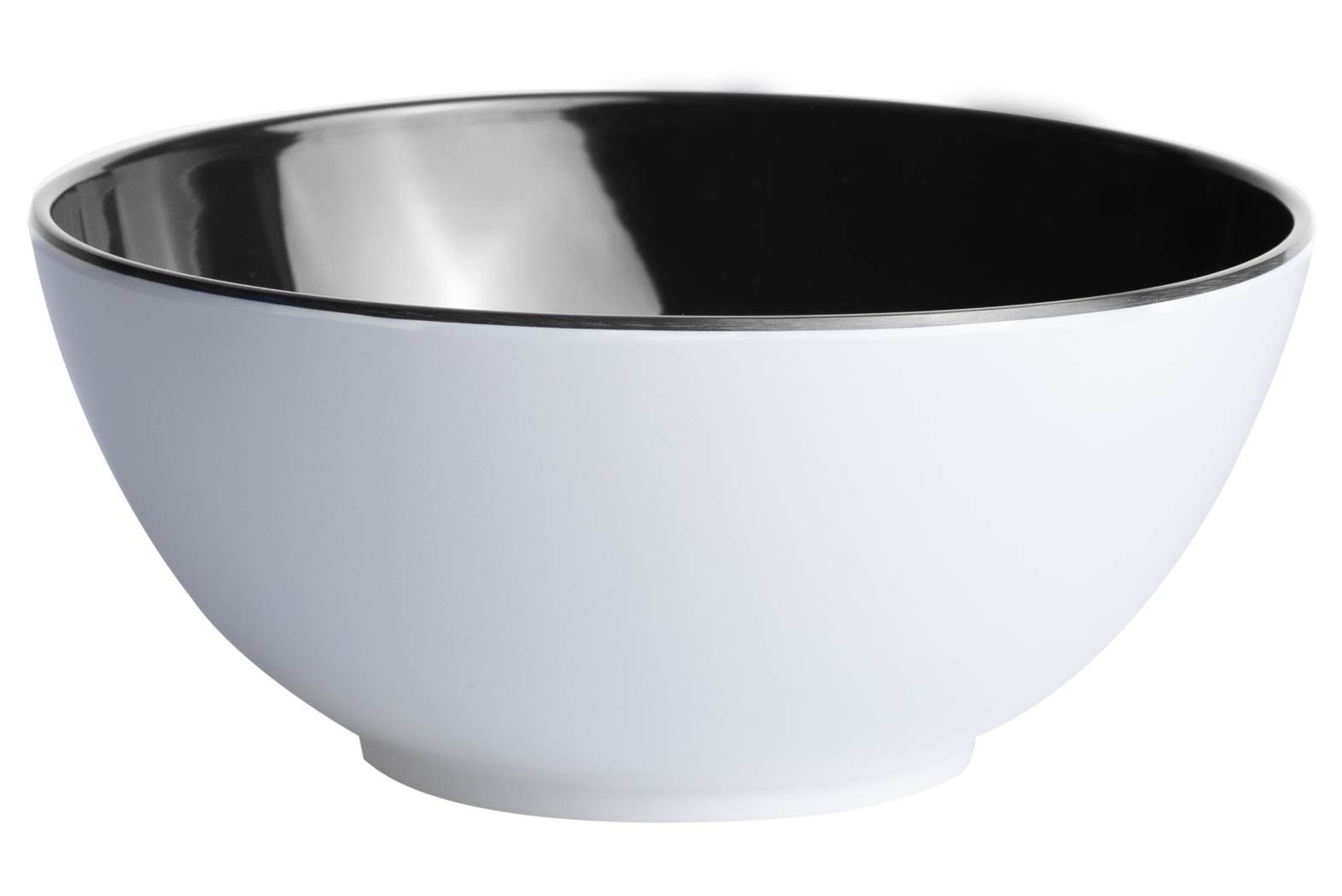 Marine Business Müslischale Salat Müsli Suppe Obst Schüssel klein, 15 cm, rund - Black, Summer Edi, Melamin, (1 Stück, 1-tlg)
