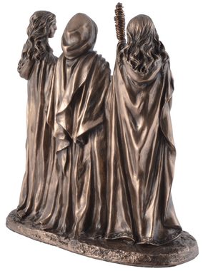 Vogler direct Gmbh Dekofigur Moiren, griechische Schicksalsgöttinen - by Veronese, Details wurden von Hand bronziert, LxBxH ca. 18x8x19cm