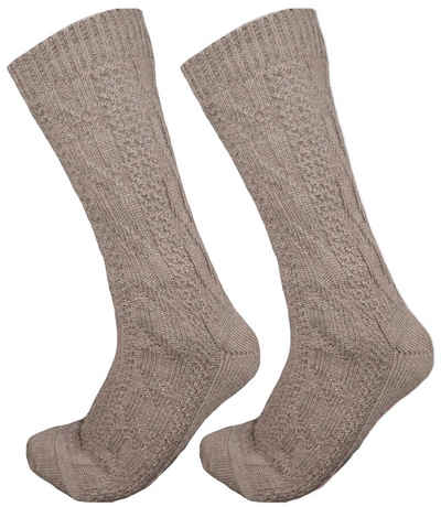 Trachtenland Socken Kurze Trachtensocken Robin - Braun