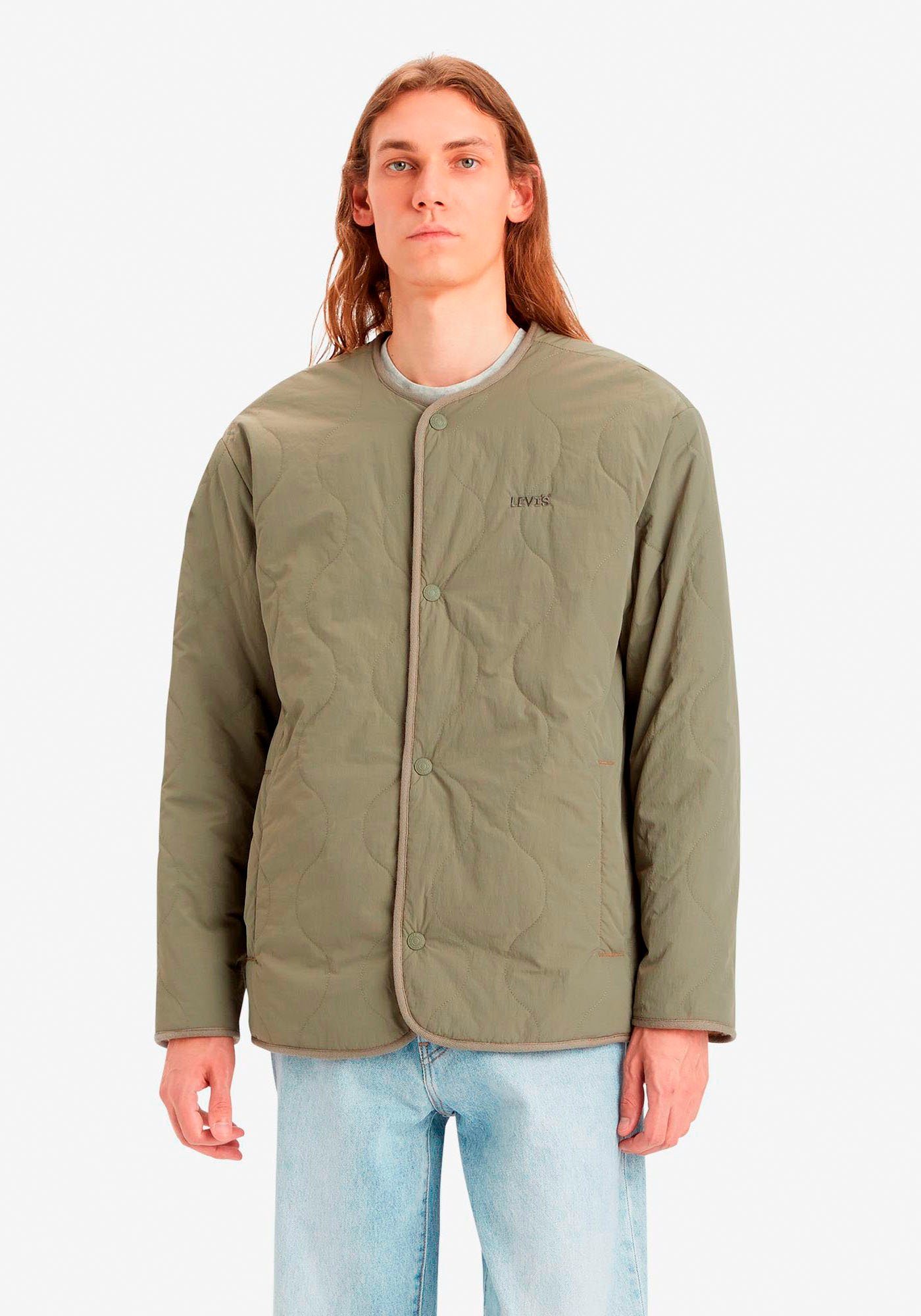 Levi's® Fleecejacke ABBOTTS REV Wendejacke - FILLED 2in1 G Jacke OLIVE CARDI SMOKEY