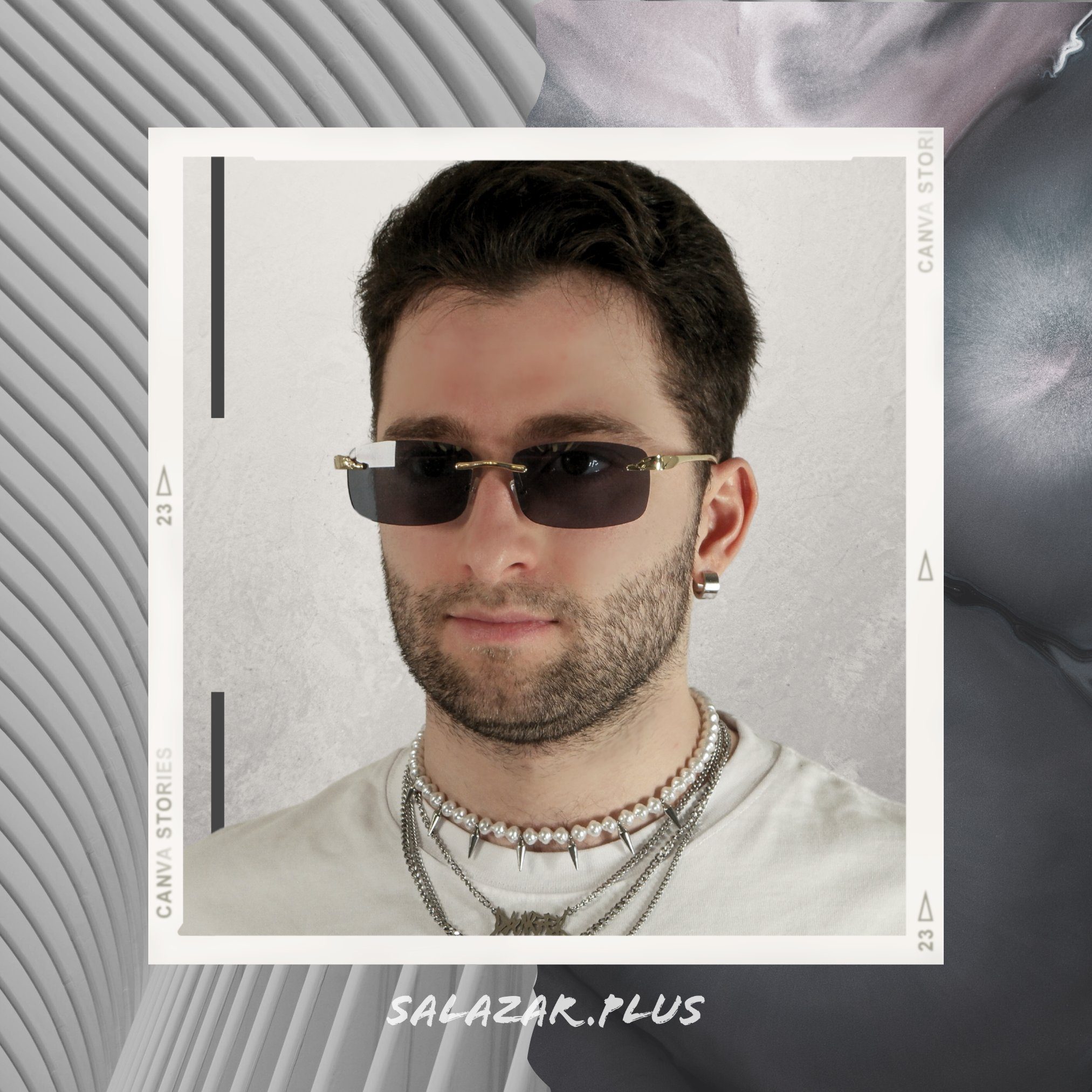 salazar.plus Sonnenbrille Randlos Rechteckig Unisex 4 günstig online kaufen
