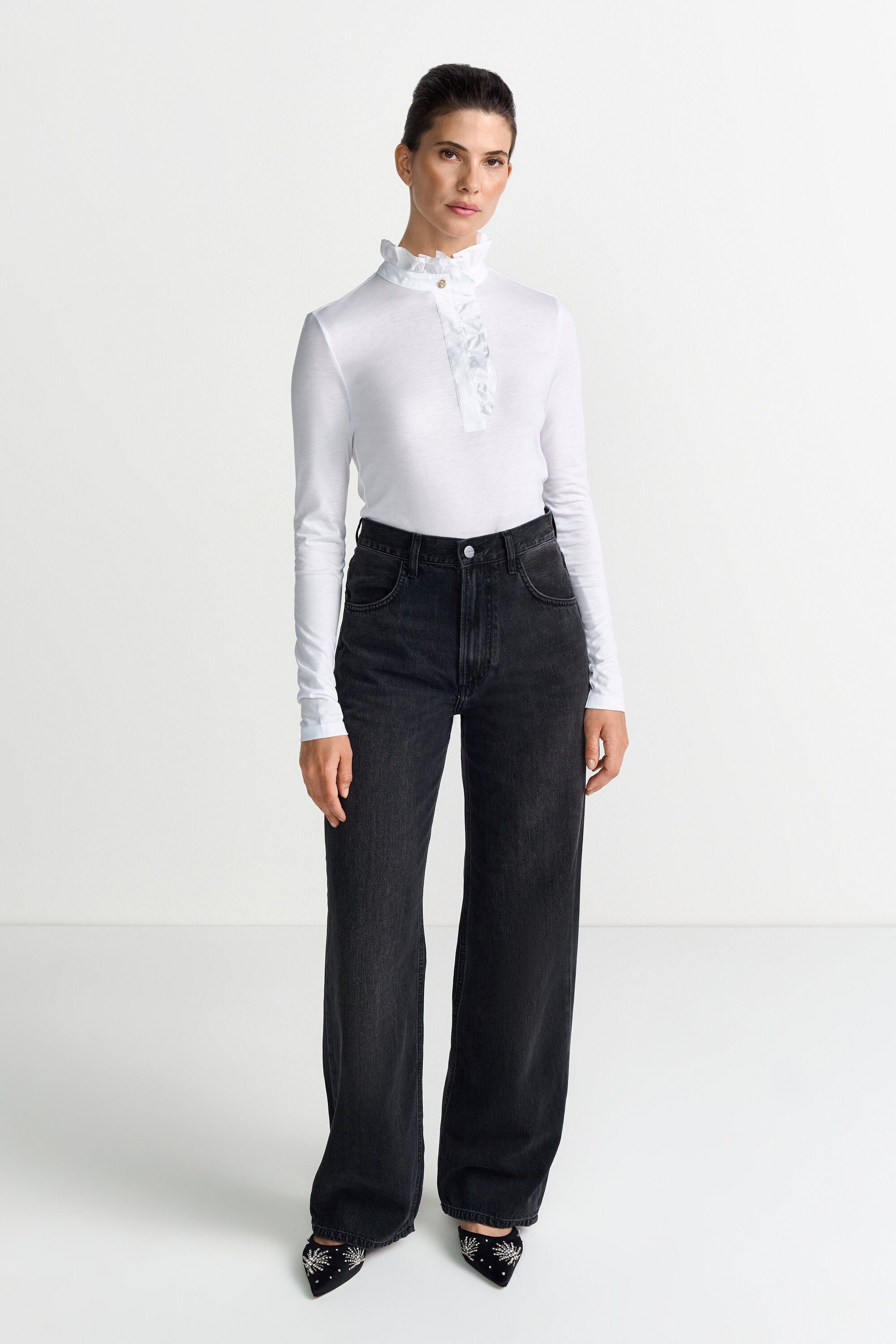 RICHROYAL Langarmshirt Mat Mix