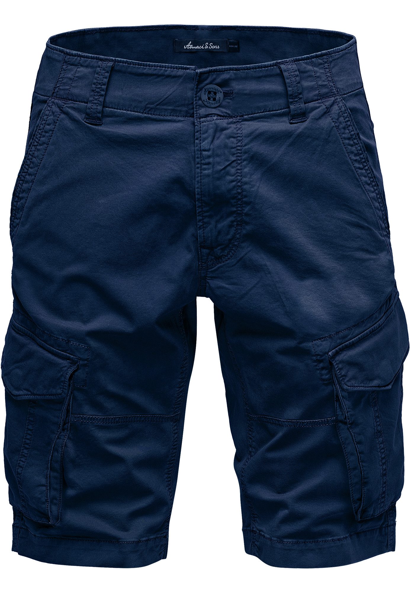 Amaci&Sons Cargoshorts RIVERLEA Cargoshorts Herren Bermuda Short Hose Regular Fit