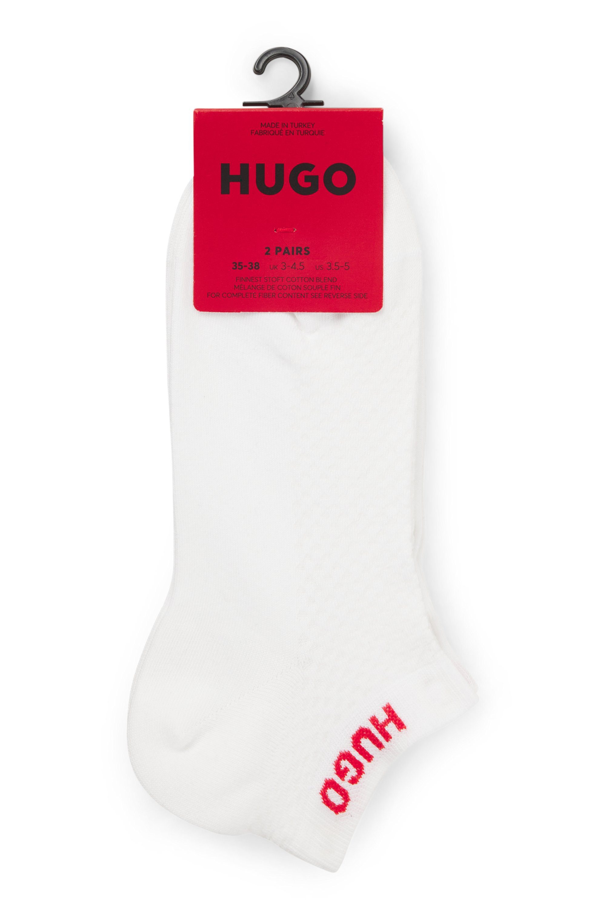 HUGO Kurzsocken Logos am Rand günstig online kaufen