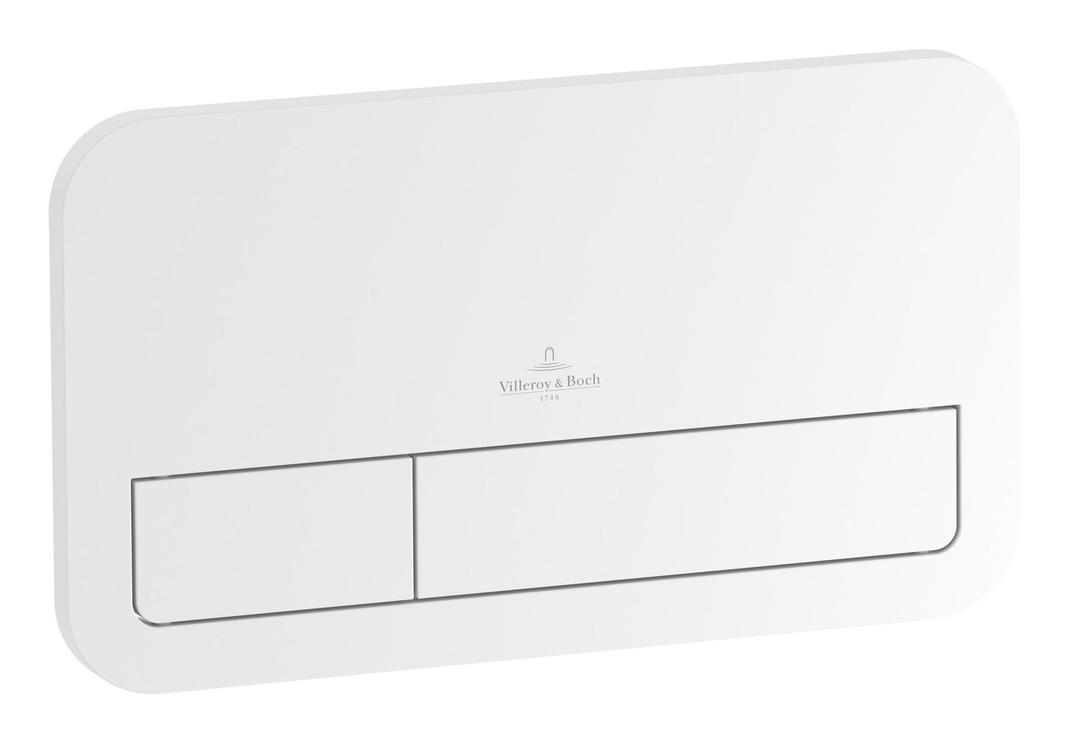 Villeroy & Boch Betätigungsplatte ViConnect Installationssysteme, WC 2-Mengen-Spülung 145 x 253 x 62 mm - Weiß