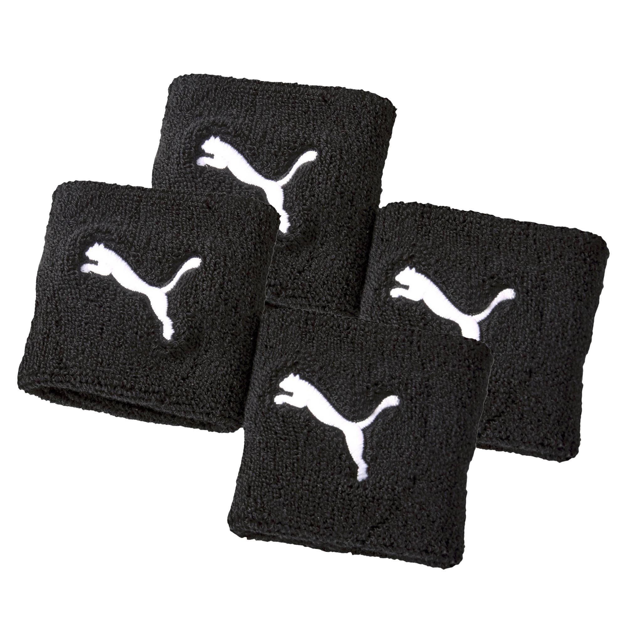 PUMA Schweißband Unisex Schweißband 4er Pack Baumwollmischung
