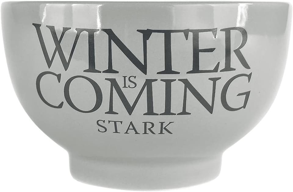 Half Moon Bay Müslischale Game of Thrones Bowl (Boxed) - Stark, (1-tlg), Steinzeug