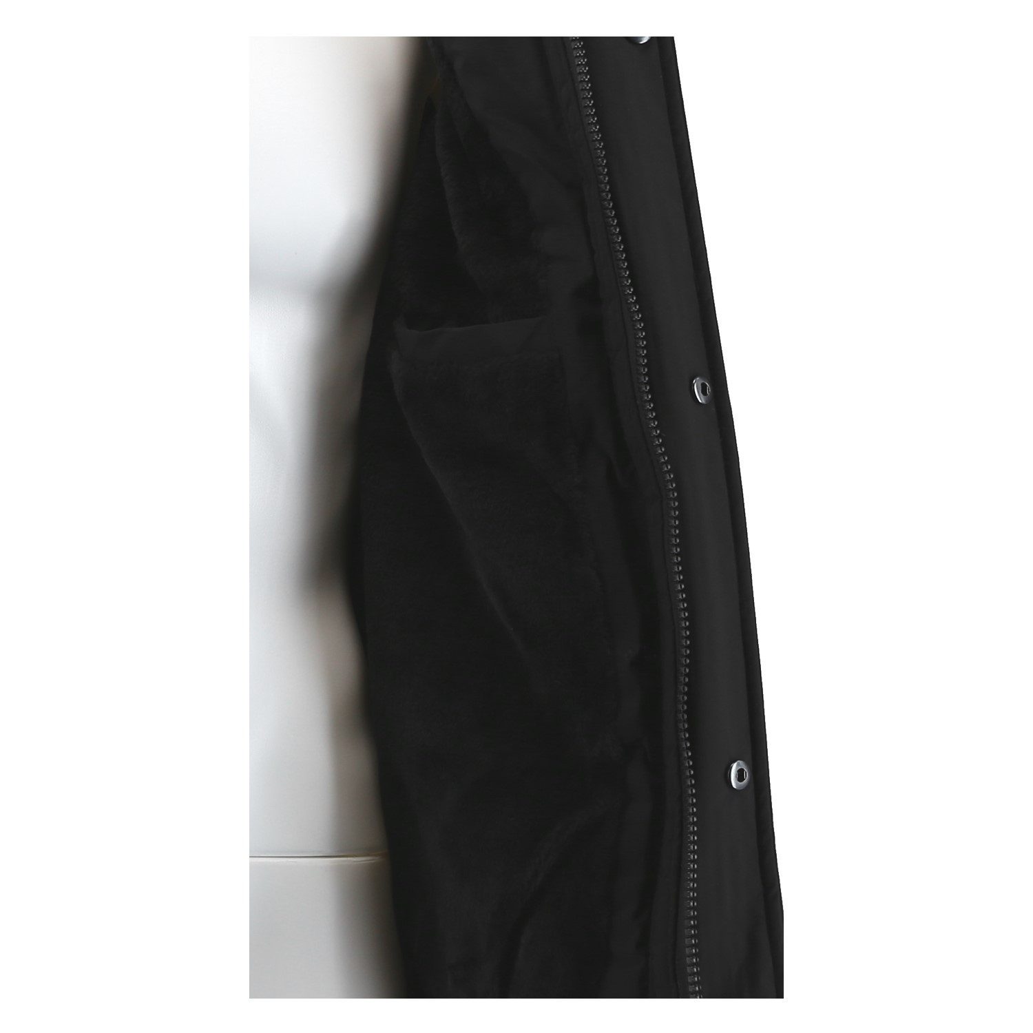Poolman Winterjacke mit Kapuze Fell P2304.784 (warm wattiert, leicht) schwarz Herren