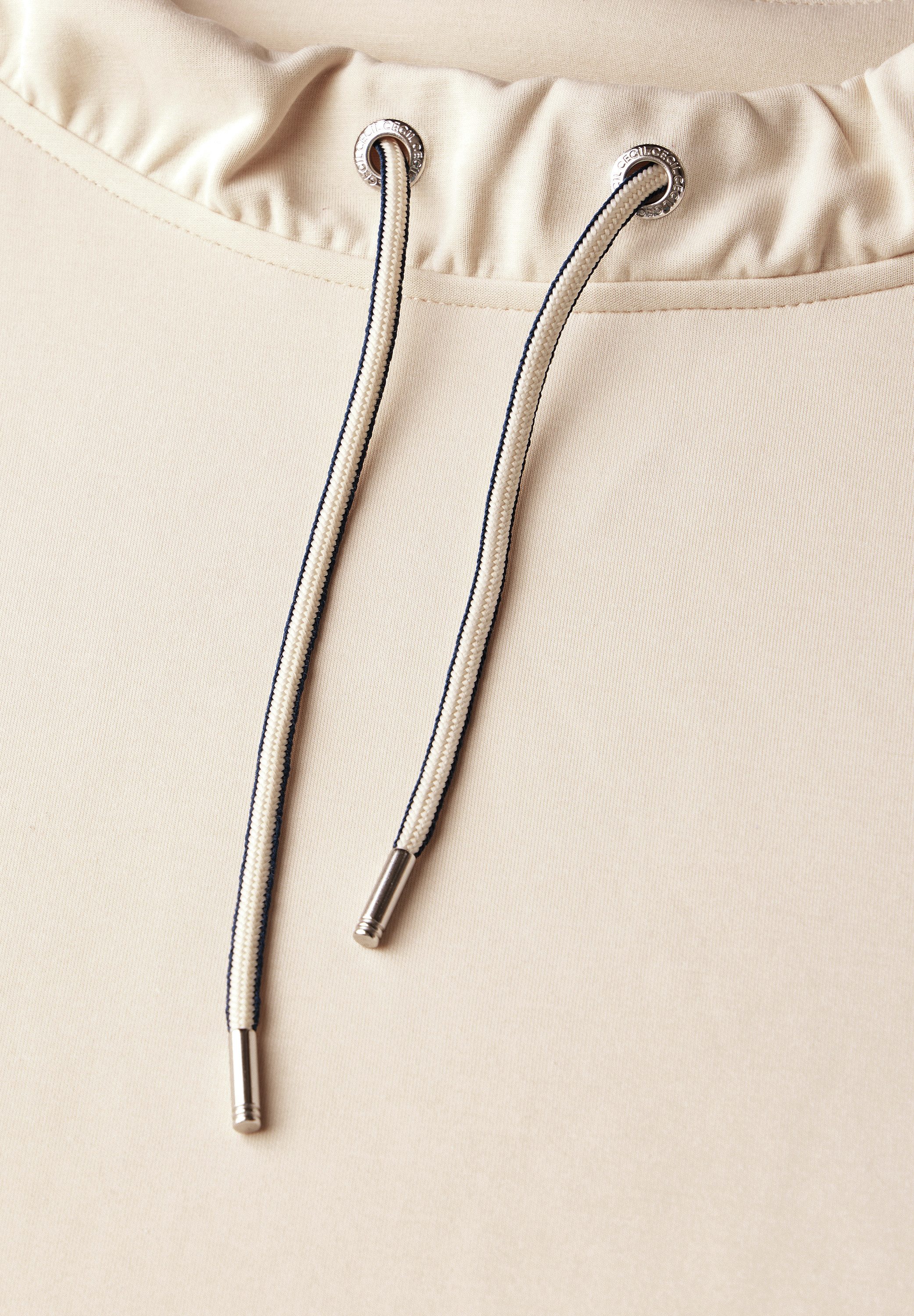 CECIL Langarmshirt aus softem Materialmix