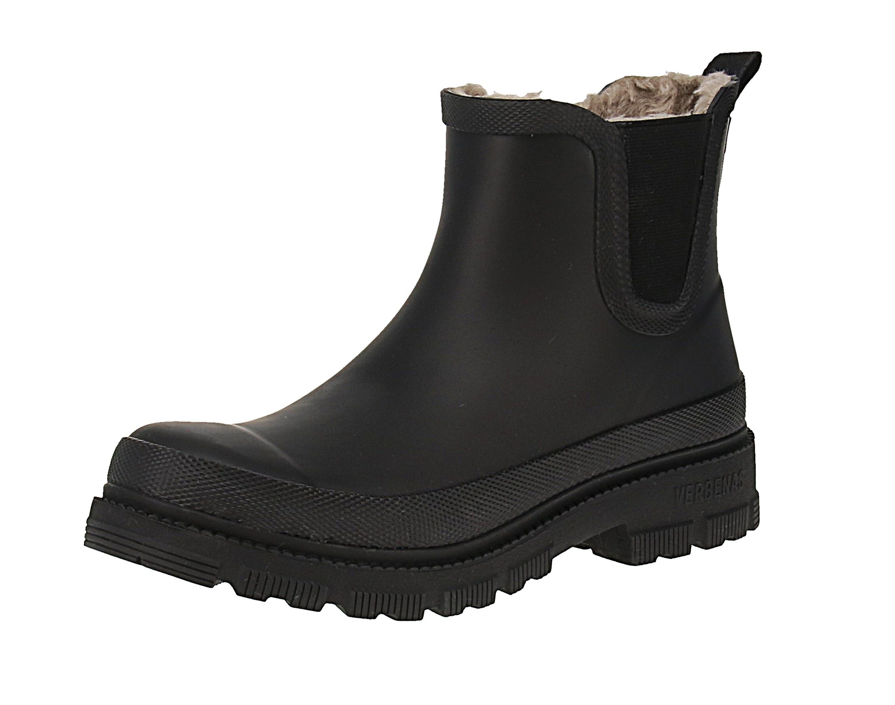 VERBENAS Verbenas 9302181199 Lua Fur Smooth - Damen Chelsea Boots - Black-Black Stiefel