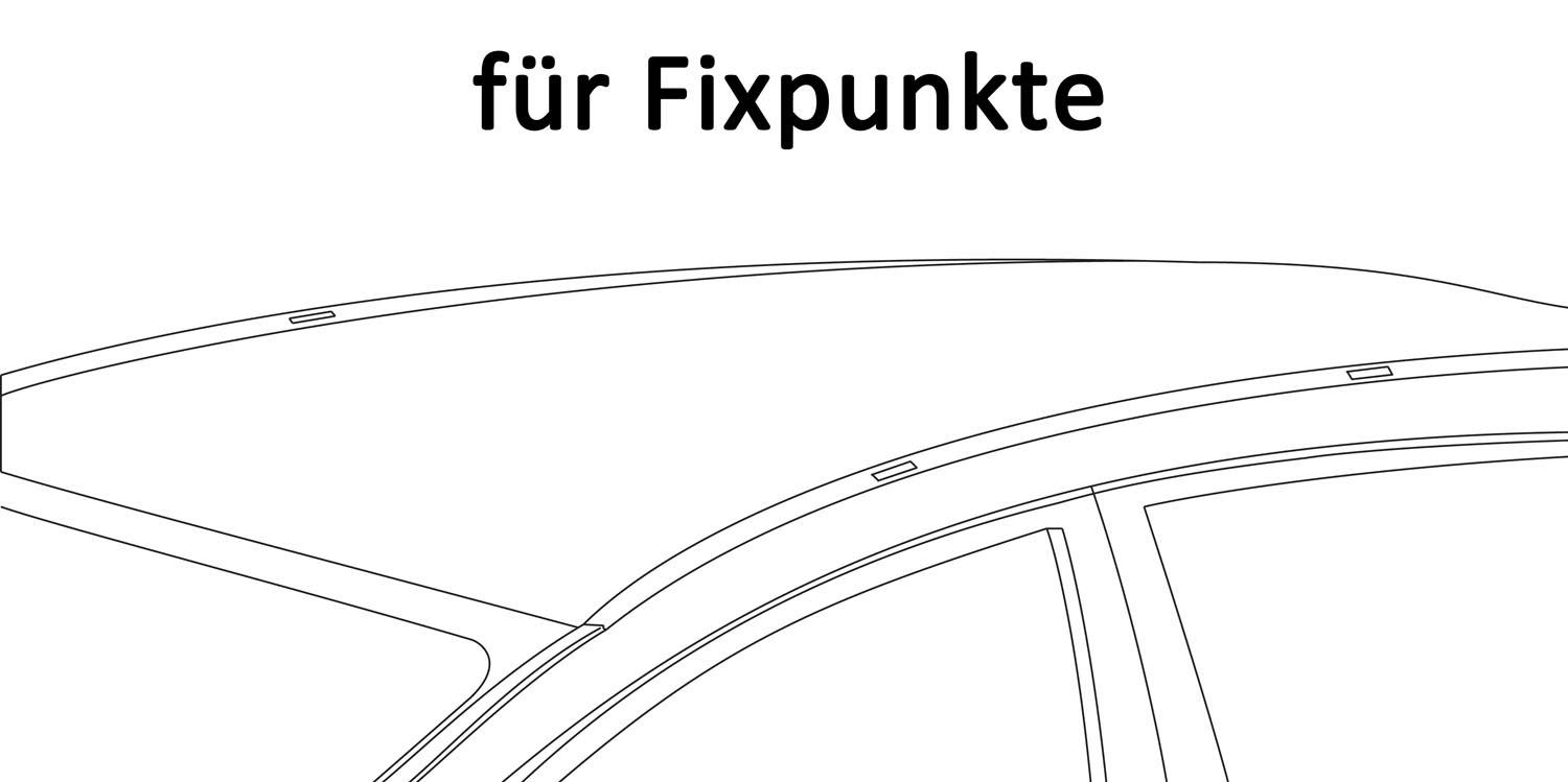 Dachbox, Dachträger Serie 2014 Aurilis 320Ltr mit VDP für Dachbox Gran Coupè (Passend 4 BMW ab kompatibel Coupè (4Türer) 2014), Original (4Türer) 4 Gran Stahl BMW glänzend VDPFL320 Serie schwarz + ab