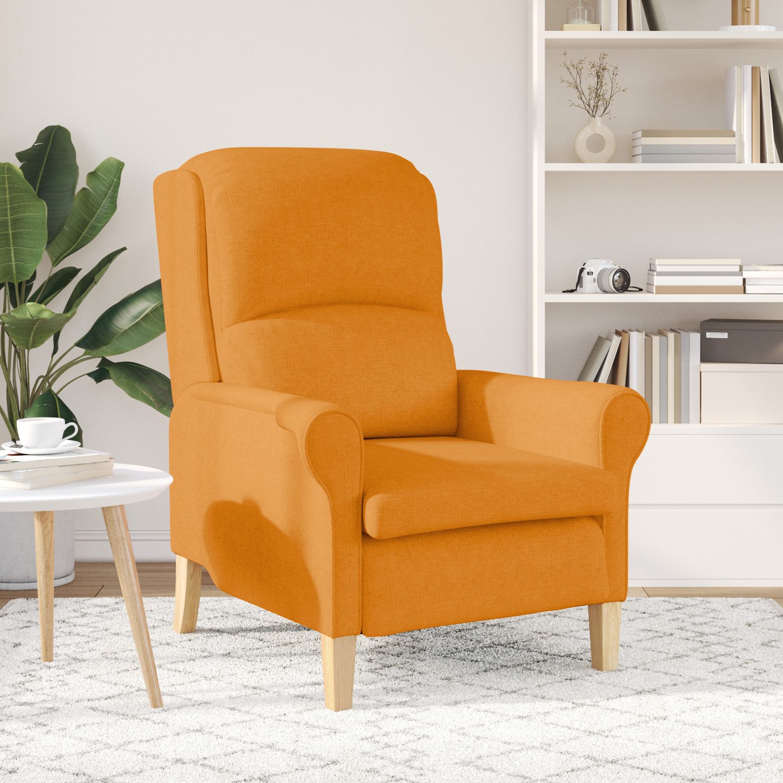 vidaXL Sessel Moderner Sessel Dunkelgelb Stoff günstig online kaufen