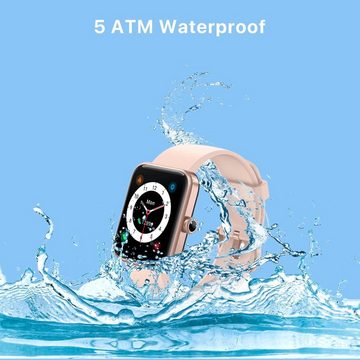 UMIDIGI Smartwatch (1,5 Zoll, Android iOS), Damen ufit uhren, alexa herzfrequenz schlafmonitor wasserdichte