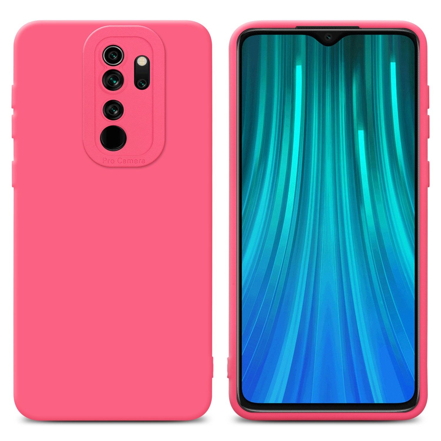 Cadorabo Handyhülle für Xiaomi RedMi NOTE 8 PRO Hülle Xiaomi RedMi NOTE 8 PRO, Hülle Schutzhülle TPU Silikon Case Cover