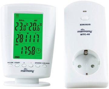 Marmony Infrarotheizung Carrara-Optik, 500 Watt, inkl. Fernbedienung und Timer