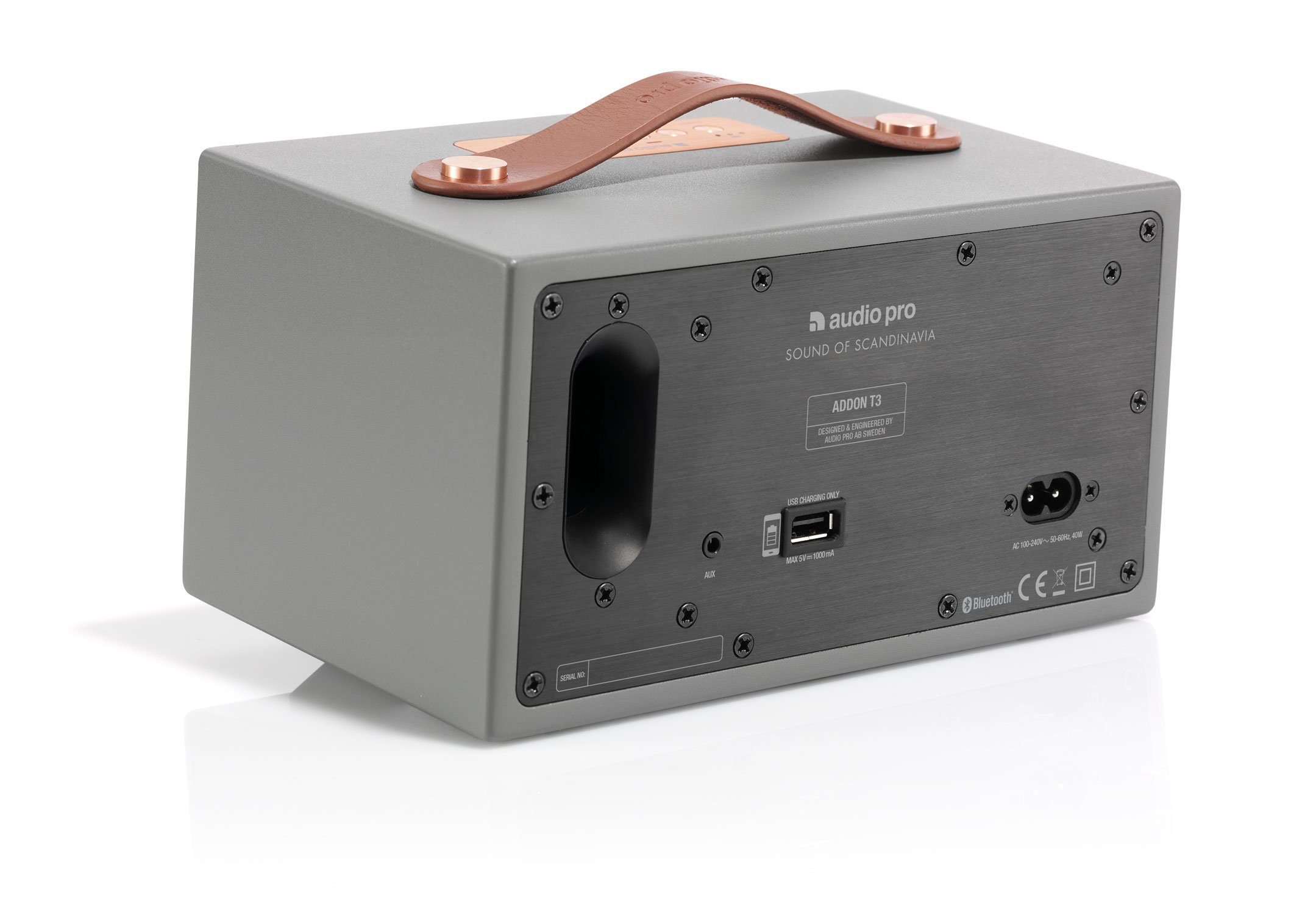 Bluetooth-Lautsprecher Pro Grau Pro Audio (Bluetooth, Bluetooth, Smartphone T3+ Addon Ladefunktion) Audio Tragbar,