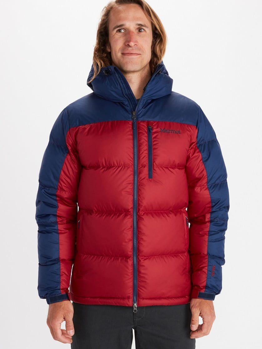 Marmot Winterjacke Guides Down Hoody rot/navy Herren